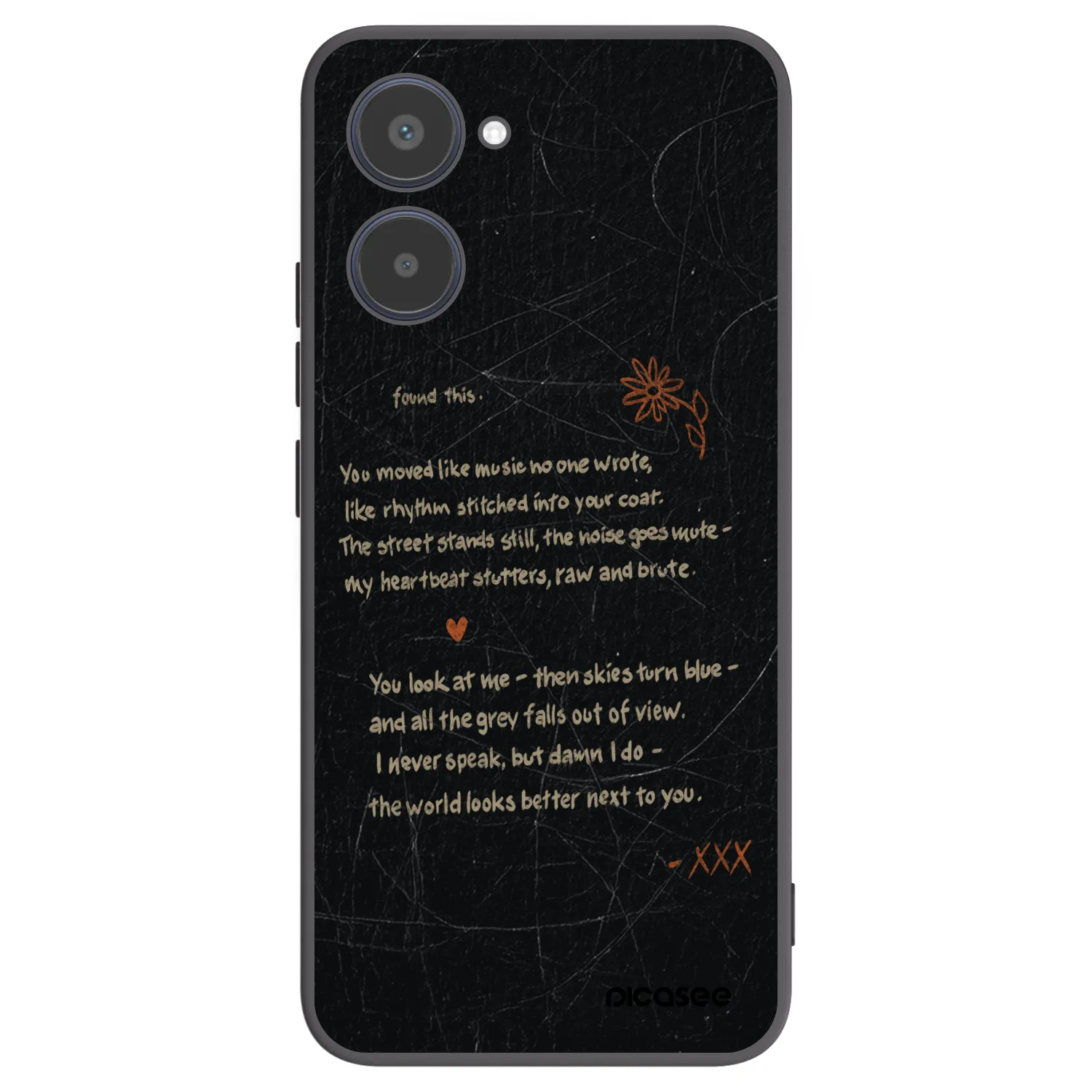 Picasee Μαύρη θήκη σιλικόνης για Realme 10 4G - POET