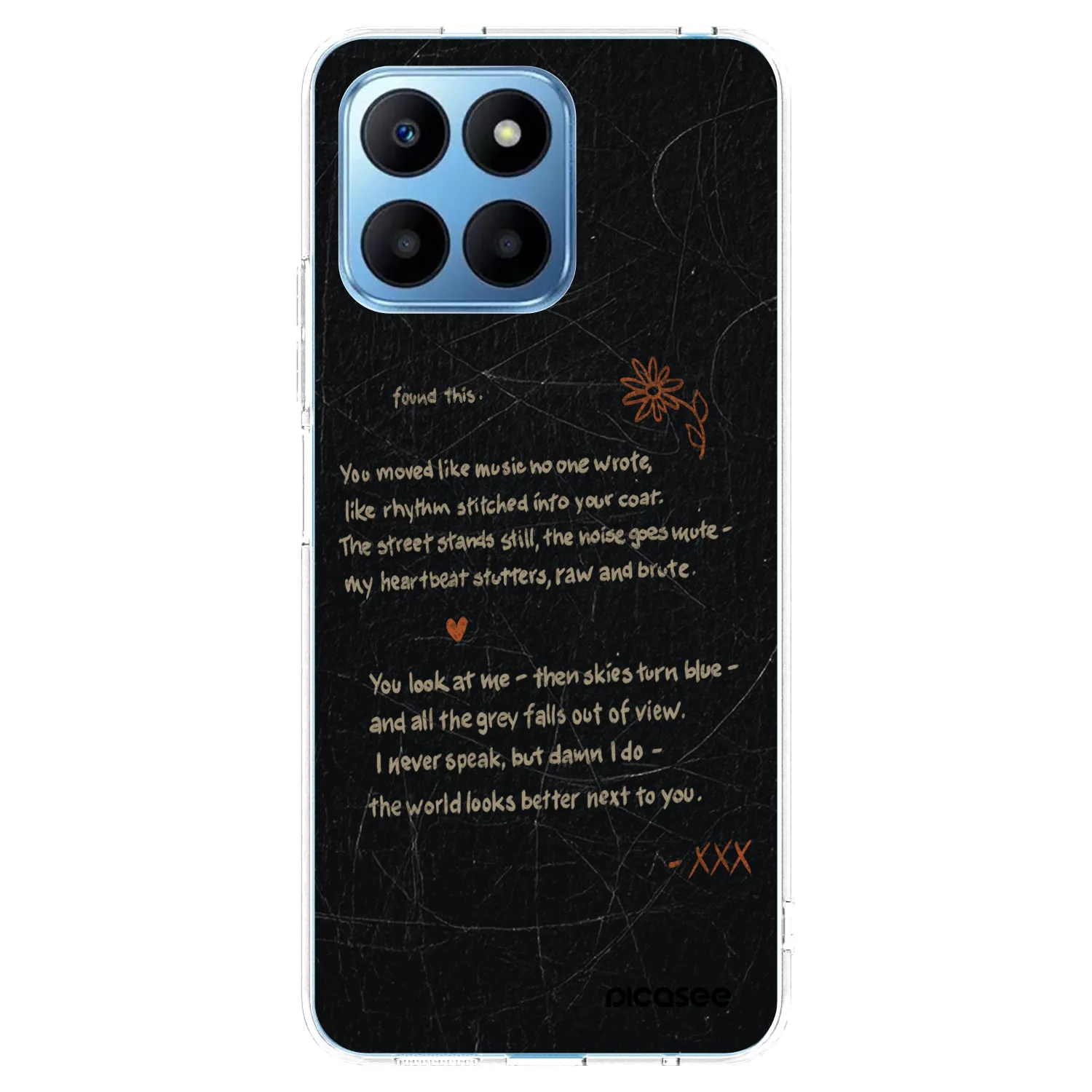 Picasee διαφανής θήκη σιλικόνης Honor 70 Lite - POET