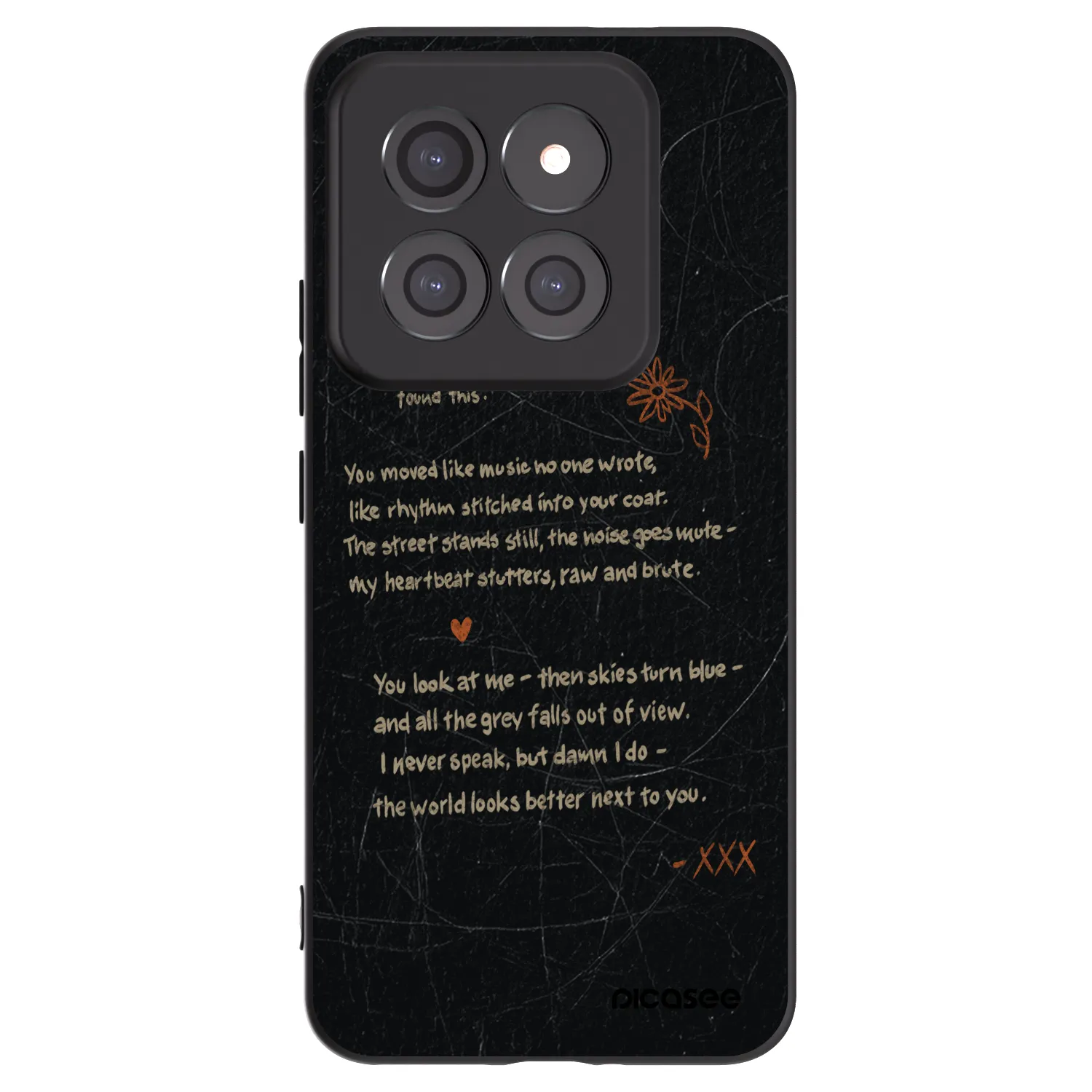 Picasee Μαύρη θήκη σιλικόνης για Xiaomi 14 Pro - POET