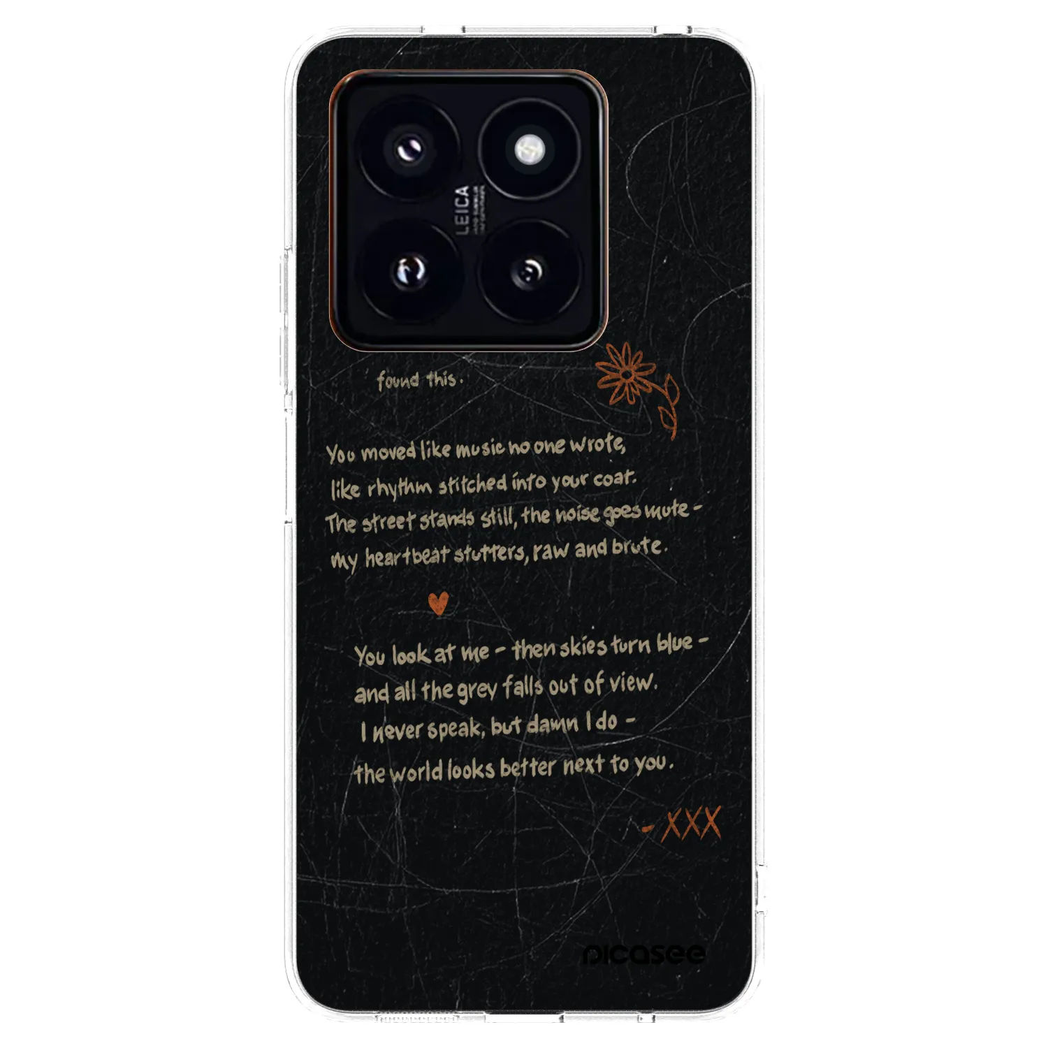 Picasee διαφανής θήκη σιλικόνης Xiaomi 14 Pro - POET