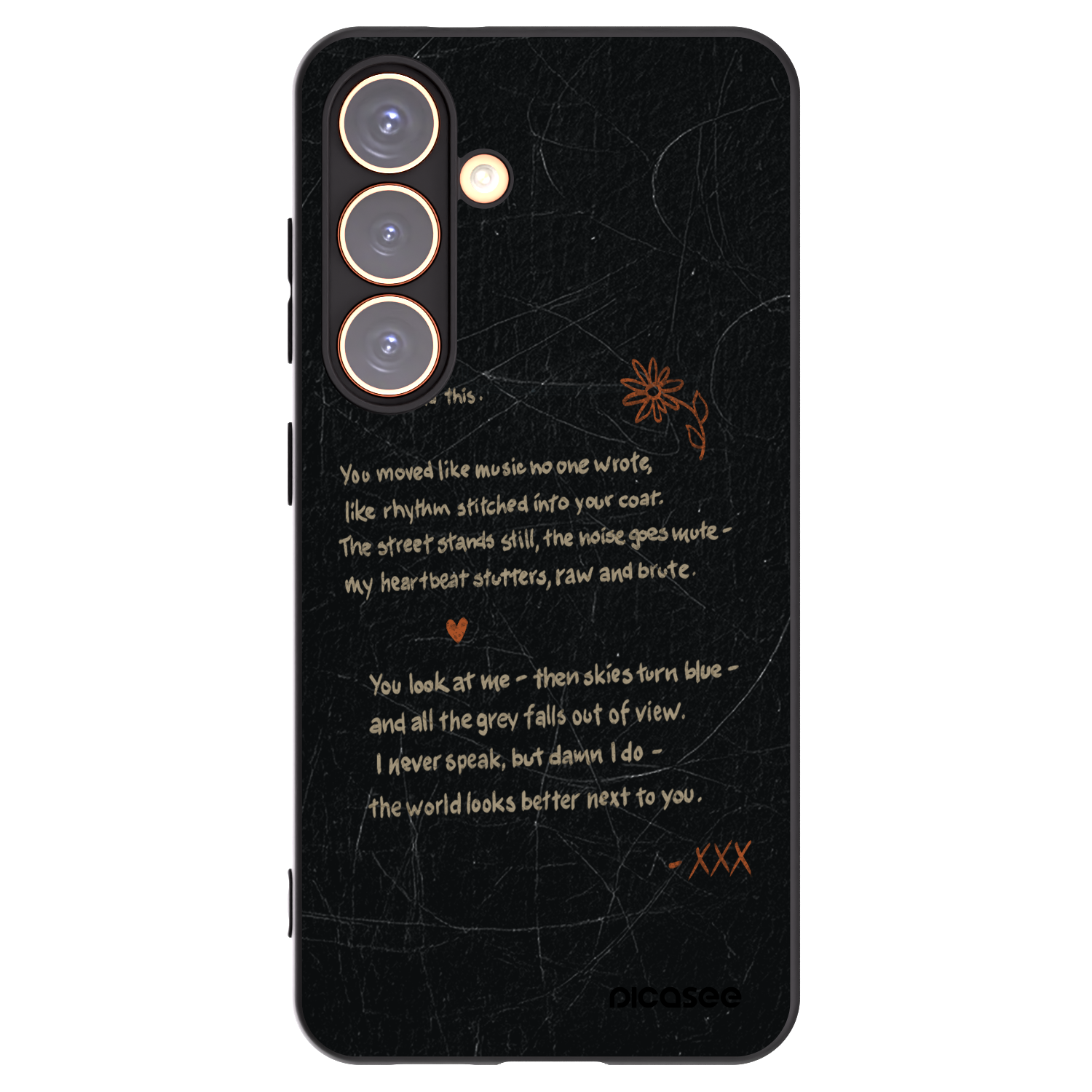 Picasee Μαύρη θήκη σιλικόνης για Samsung Galaxy S24 S921B 5G - POET