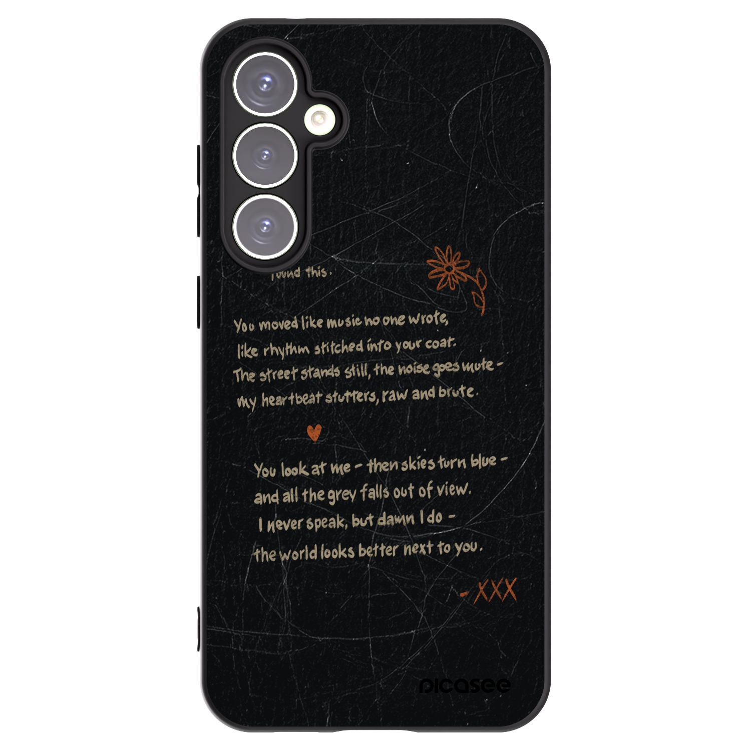Picasee Μαύρη θήκη σιλικόνης για Samsung Galaxy S23 FE S711B - POET