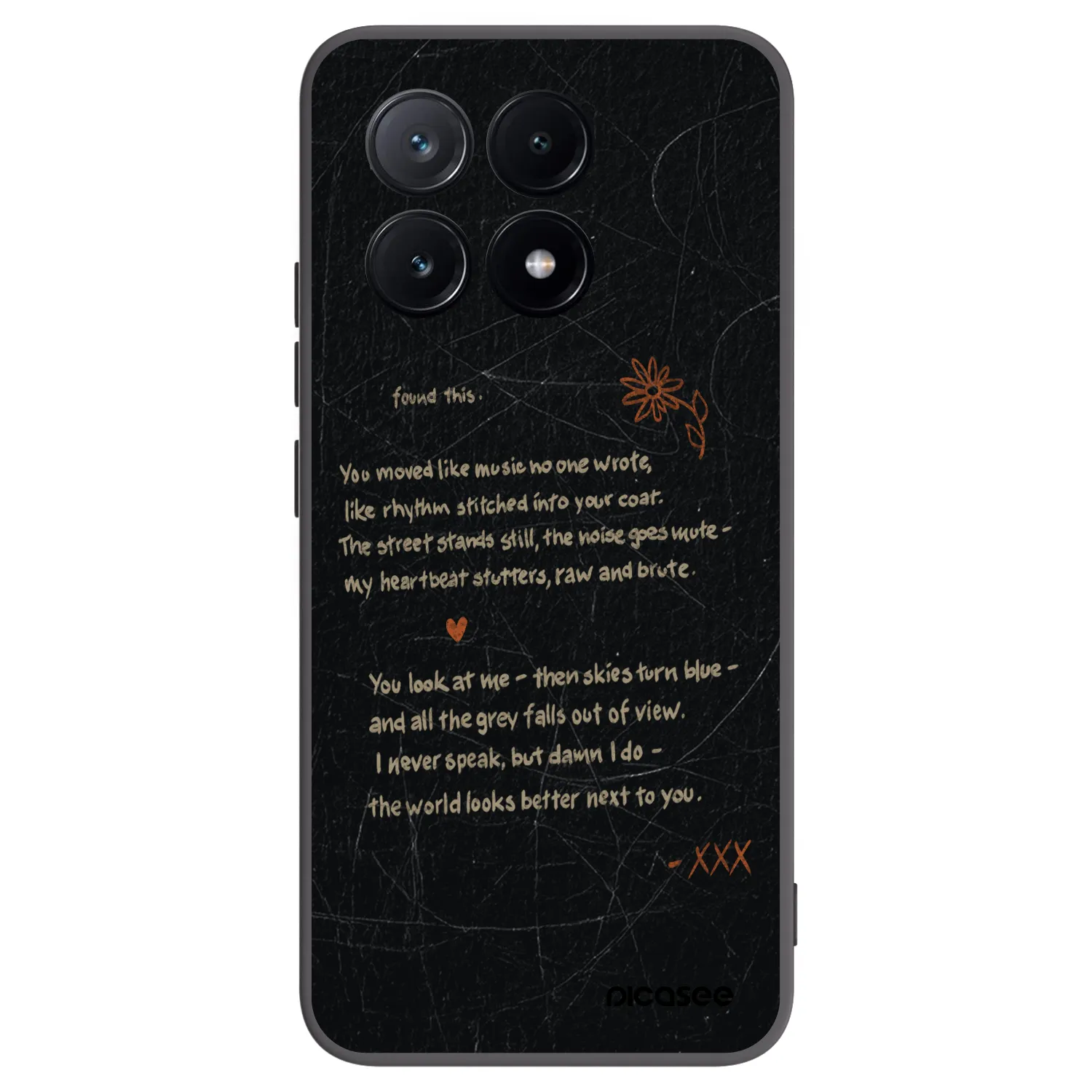 Picasee Μαύρη θήκη σιλικόνης για Xiaomi Poco X6 Pro - POET