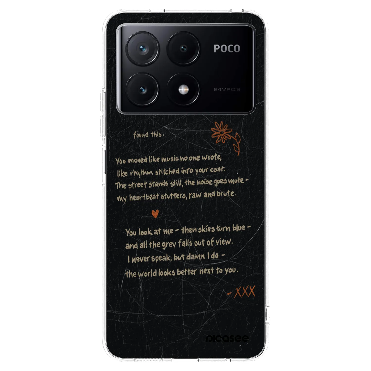 Picasee διαφανής θήκη σιλικόνης Xiaomi Poco X6 Pro - POET