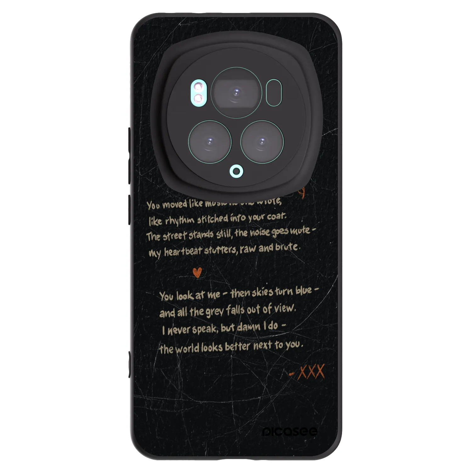Picasee Μαύρη θήκη σιλικόνης για Honor Magic6 Pro - POET