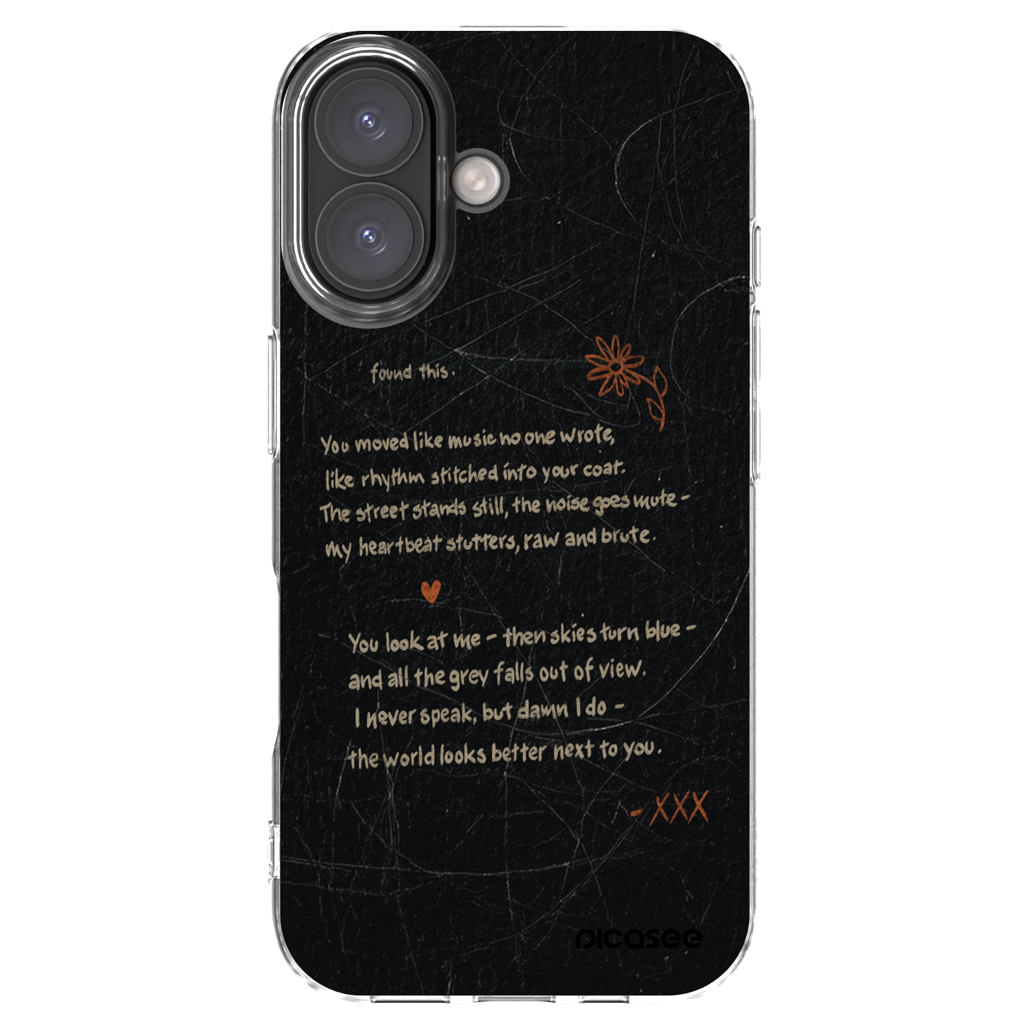 Picasee διαφανής θήκη σιλικόνης Apple iPhone 16 - POET