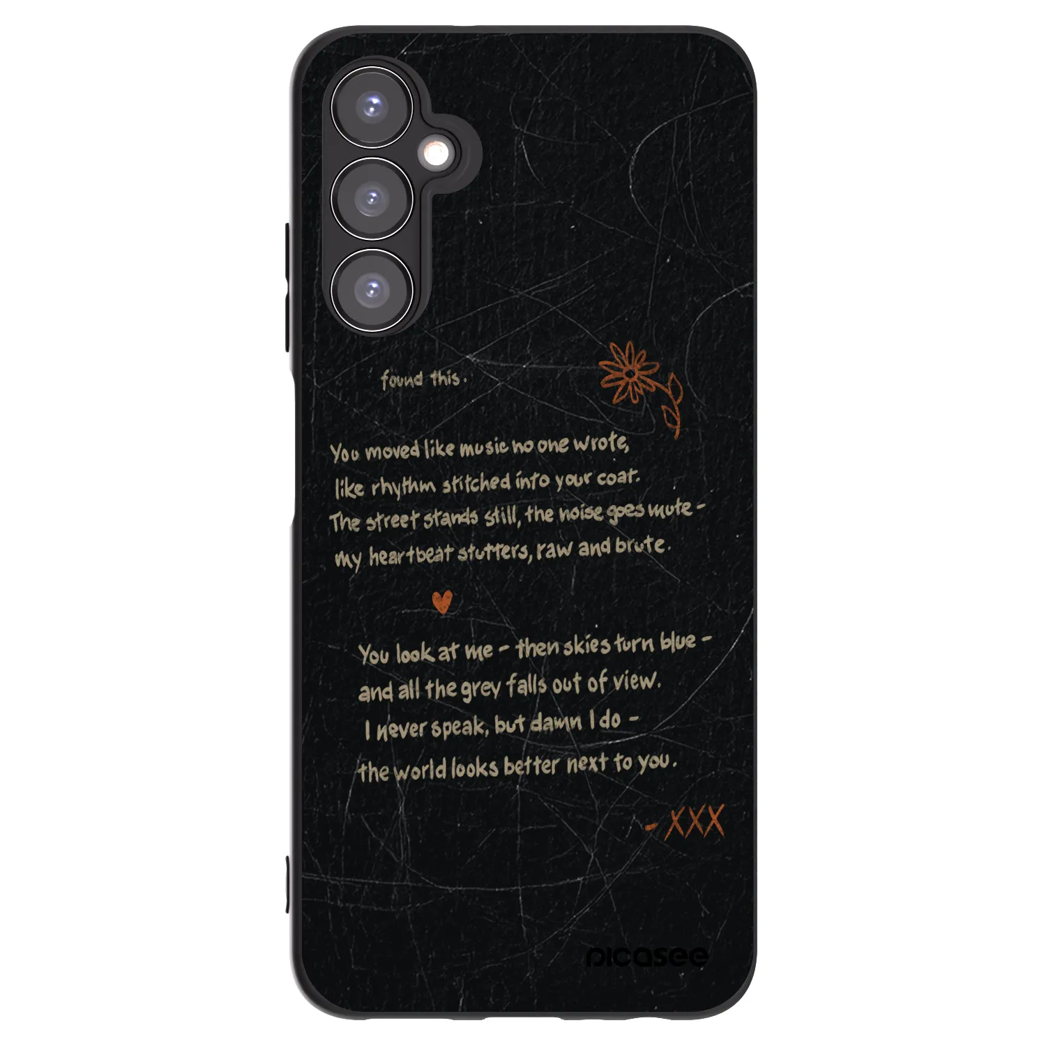 Picasee Μαύρη θήκη σιλικόνης για Samsung Galaxy A05s A057G - POET