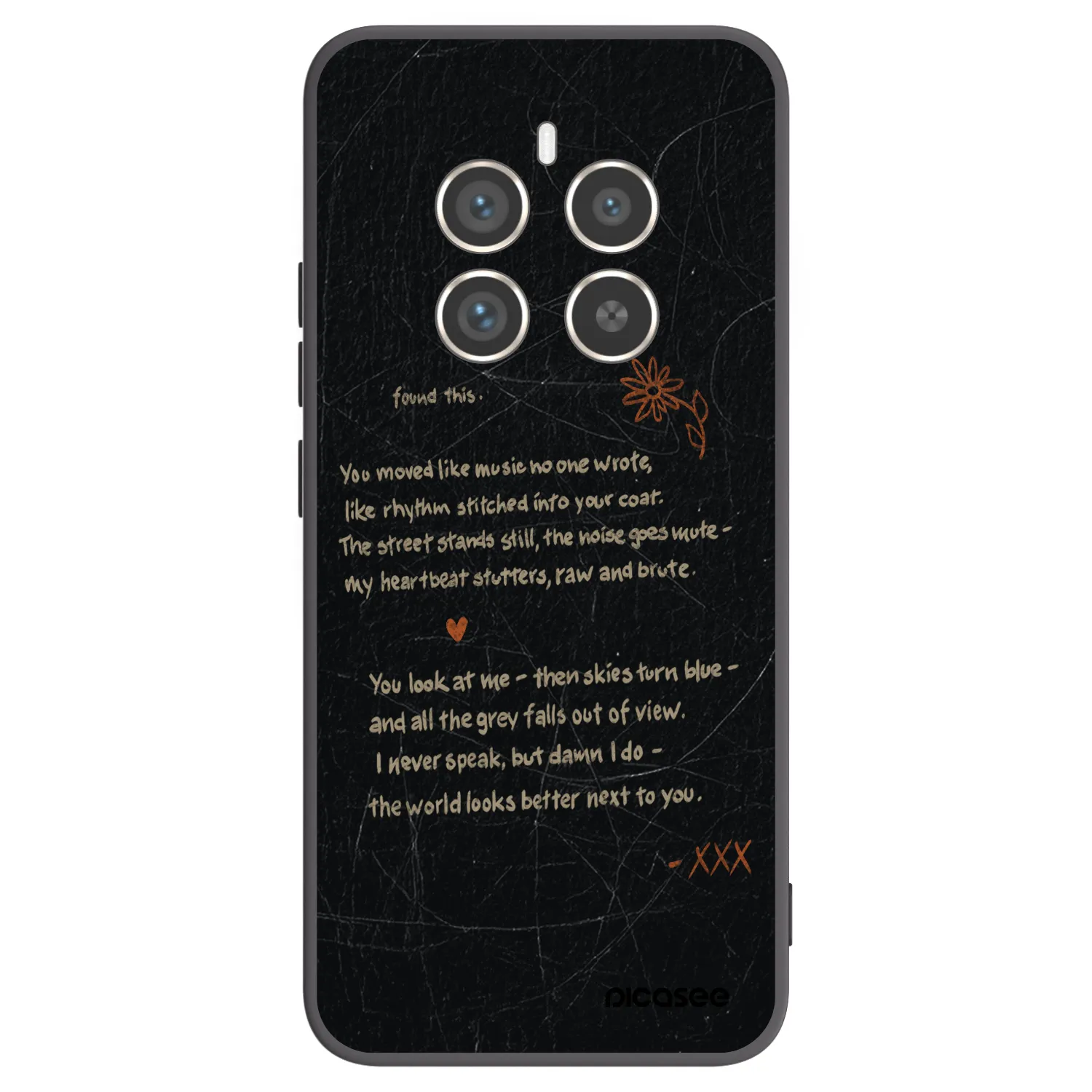 Picasee Μαύρη θήκη σιλικόνης για Realme 12 Pro 5G - POET