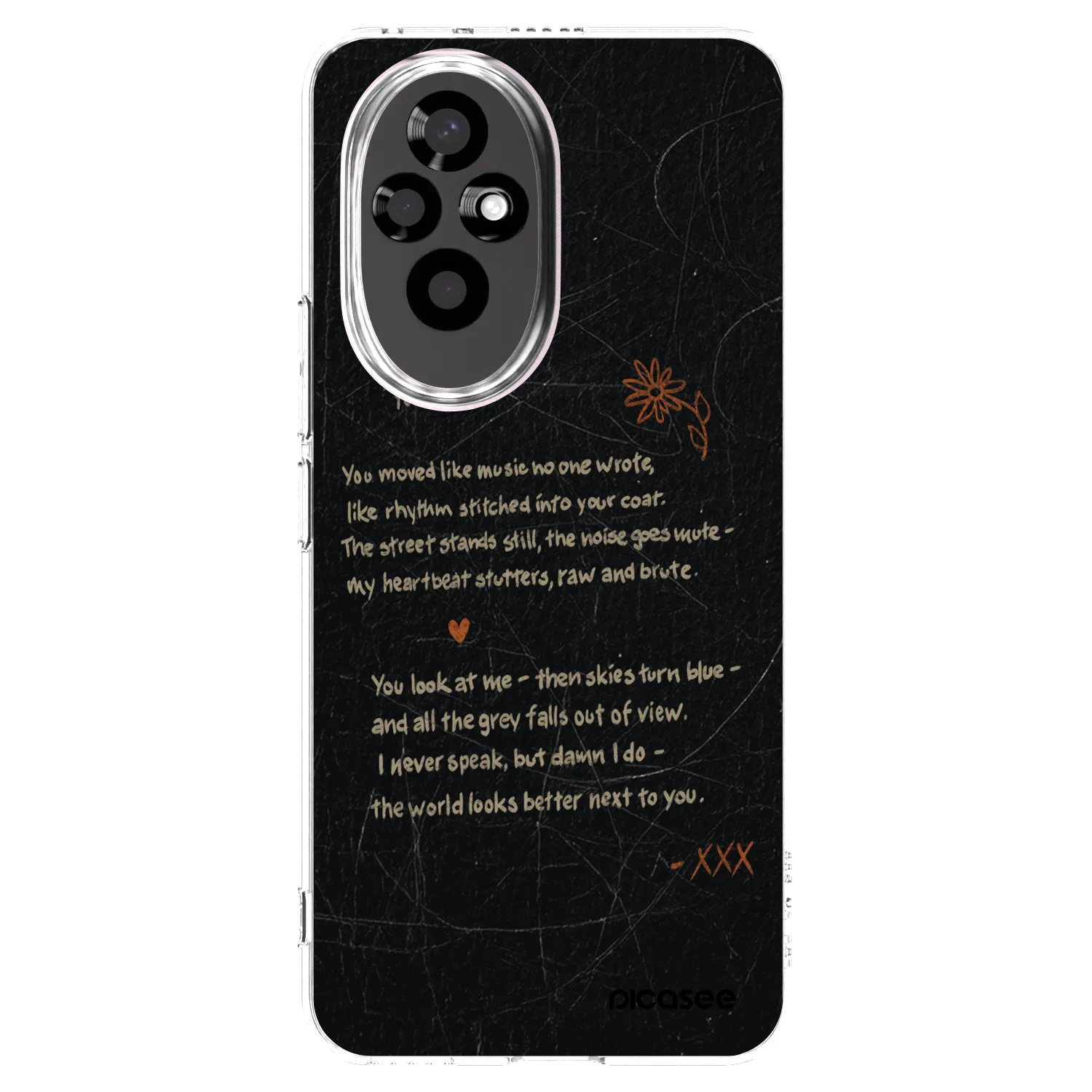 Picasee διαφανής θήκη σιλικόνης Honor 200 Pro 5G - POET