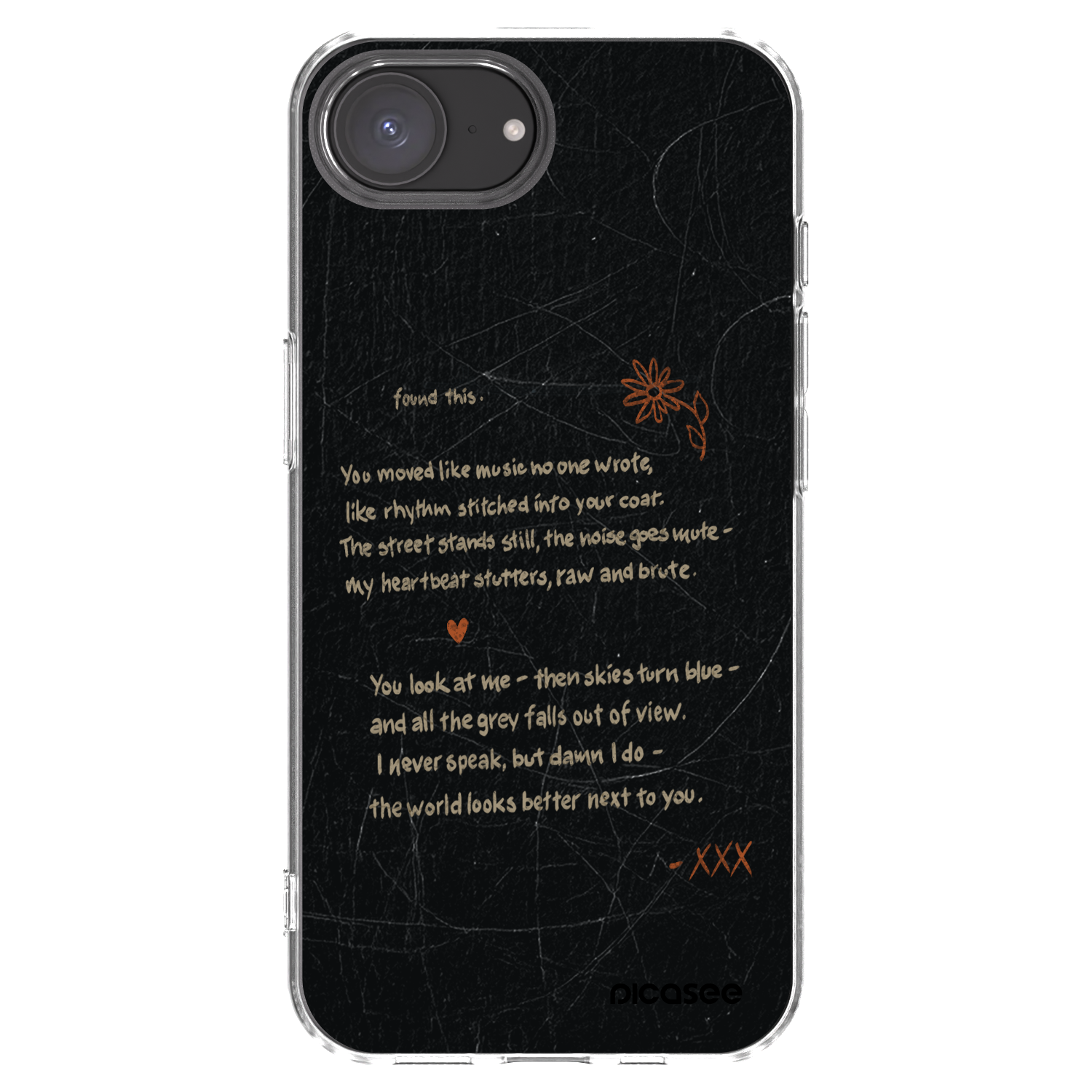 Picasee διαφανής θήκη σιλικόνης Apple iPhone 16e - POET