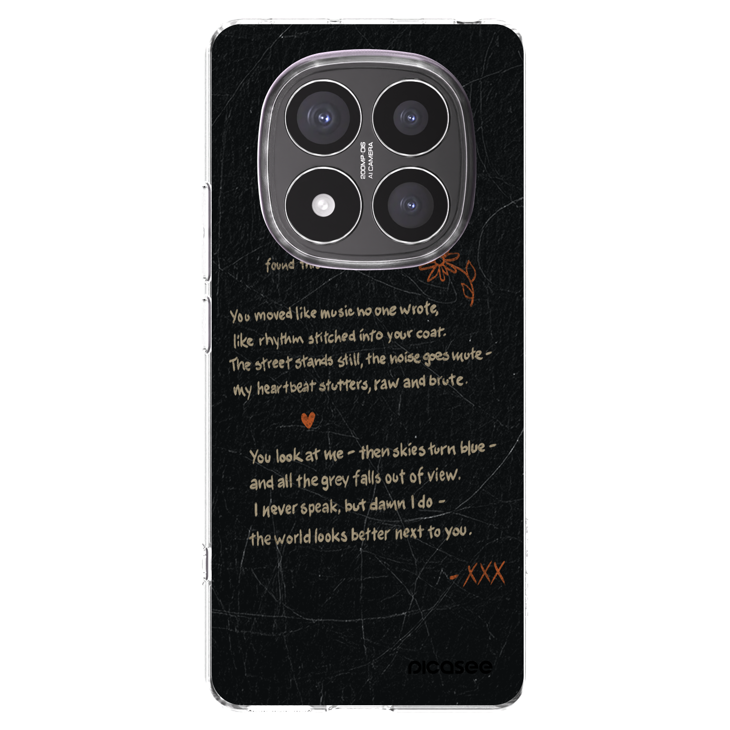 Picasee διαφανής θήκη σιλικόνης Xiaomi Redmi Note 14 Pro+ 5G - POET