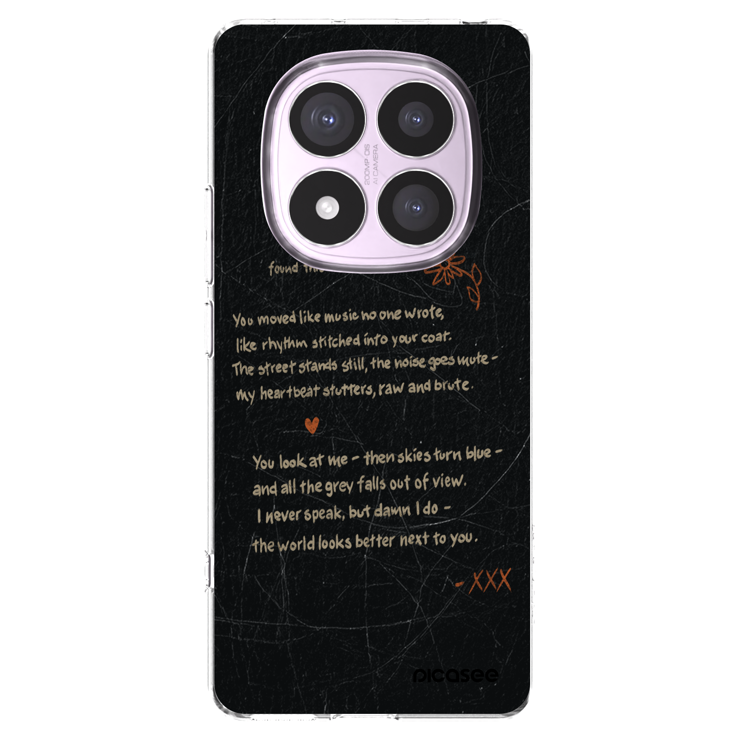 Picasee διαφανής θήκη σιλικόνης Xiaomi Redmi Note 14 Pro 5G - POET