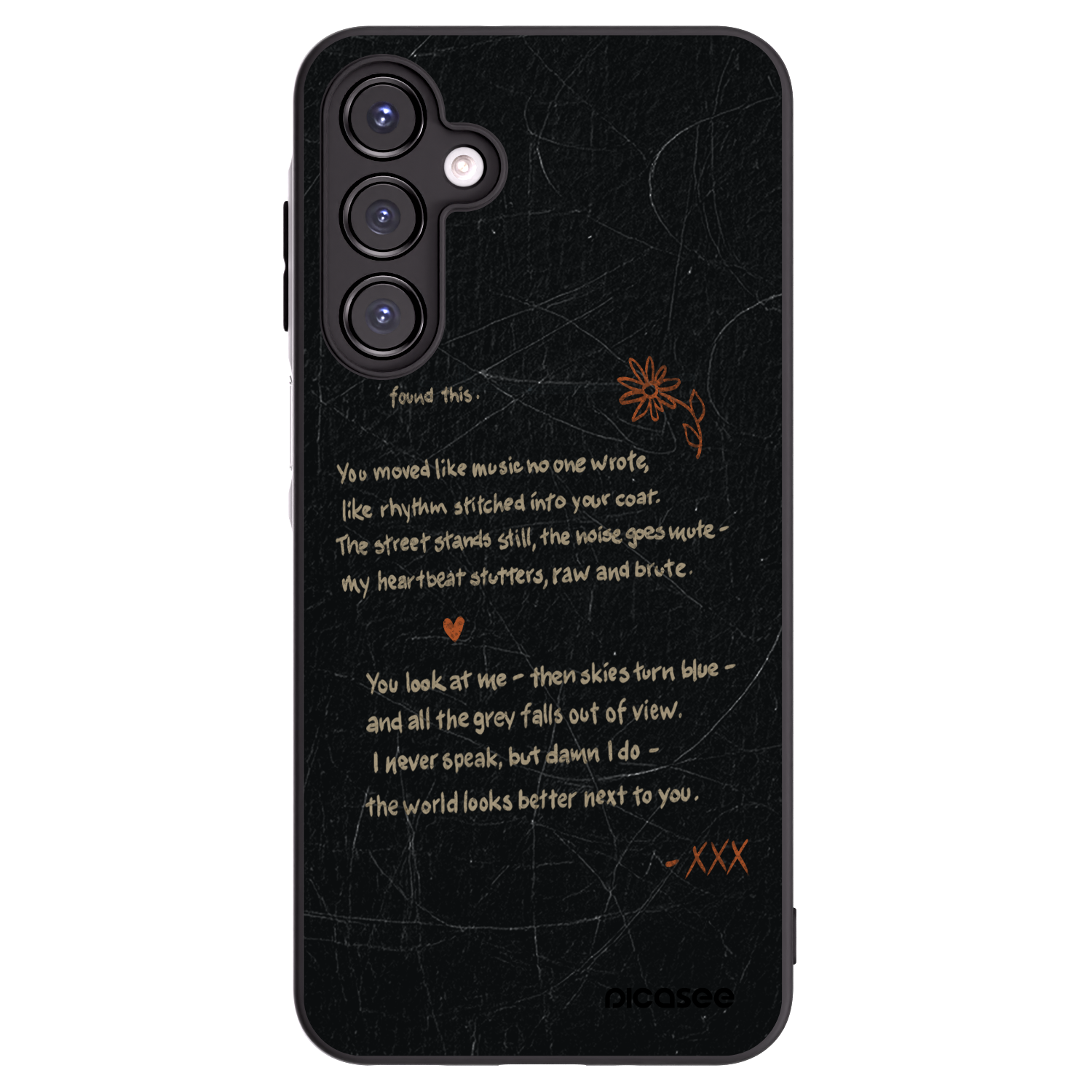 Picasee Μαύρη θήκη σιλικόνης για Samsung Galaxy A16 5G - POET