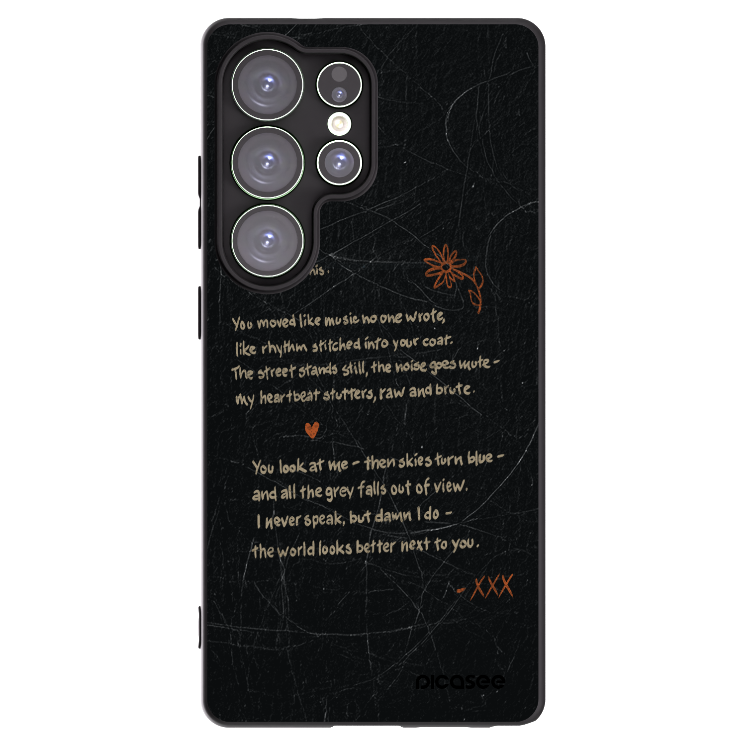 Picasee Μαύρη θήκη σιλικόνης για Samsung Galaxy S25 Ultra 5G - POET