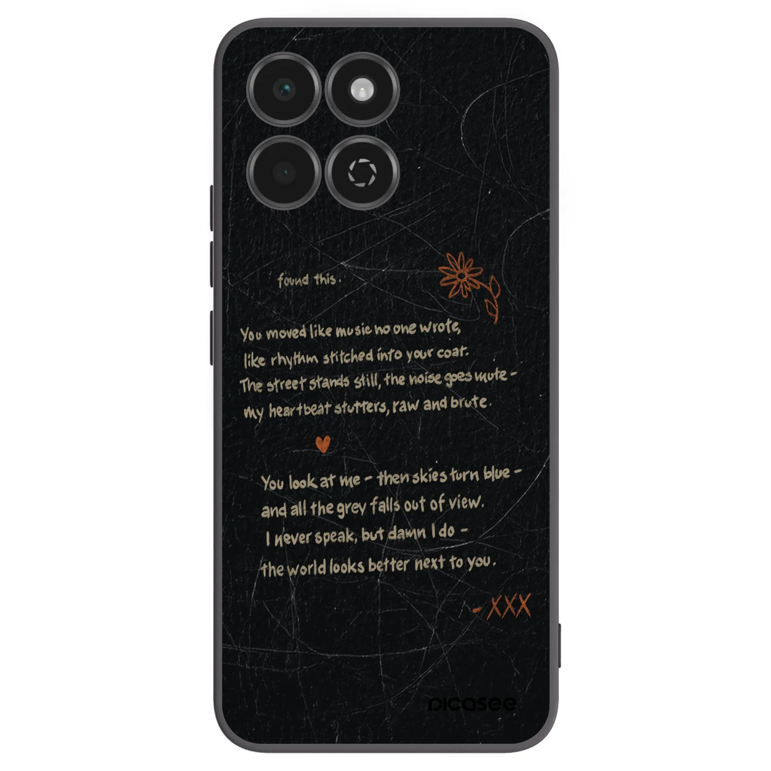 Picasee Μαύρη θήκη σιλικόνης για Honor 200 Smart 5G - POET