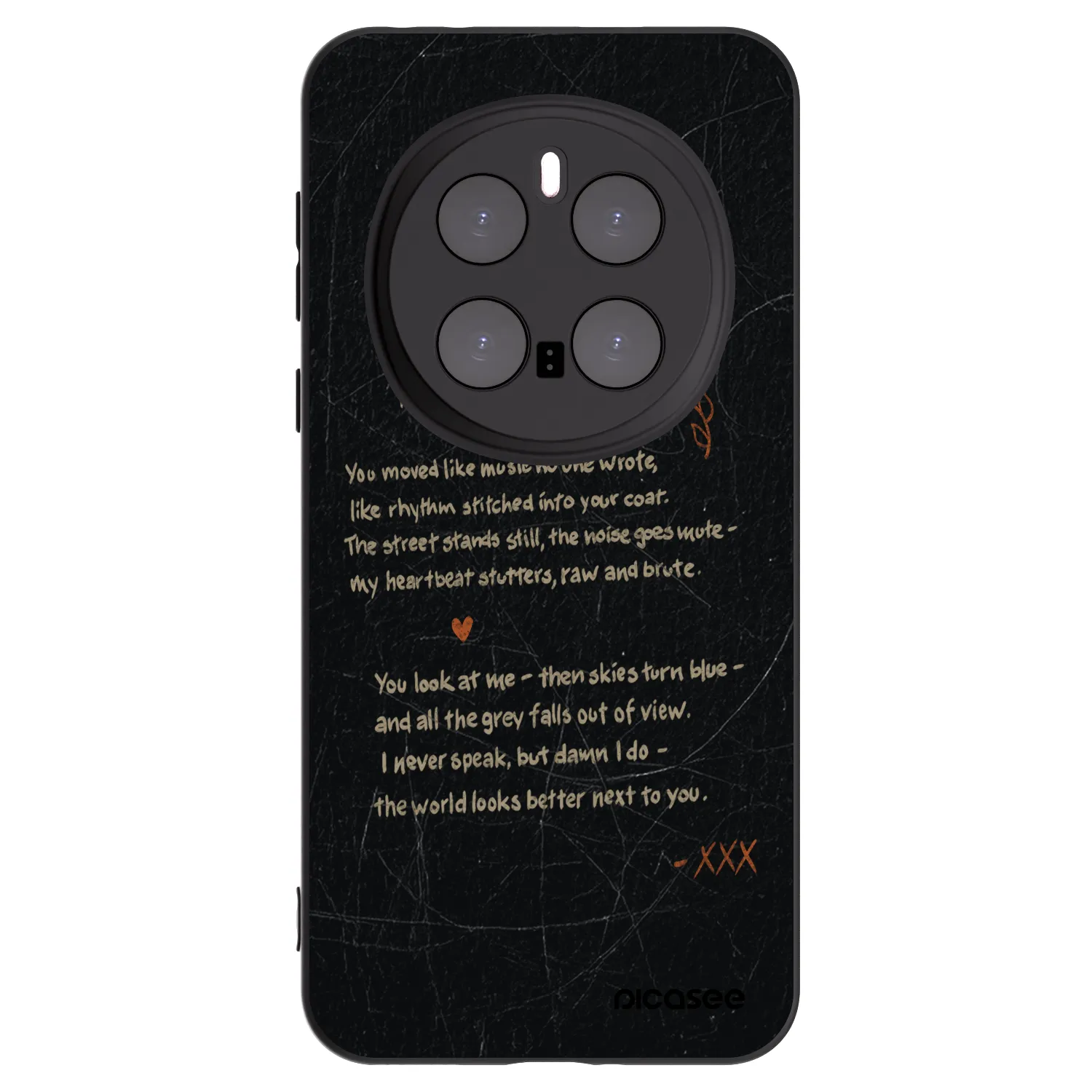 Picasee Μαύρη θήκη σιλικόνης για Honor Magic7 Pro 5G - POET