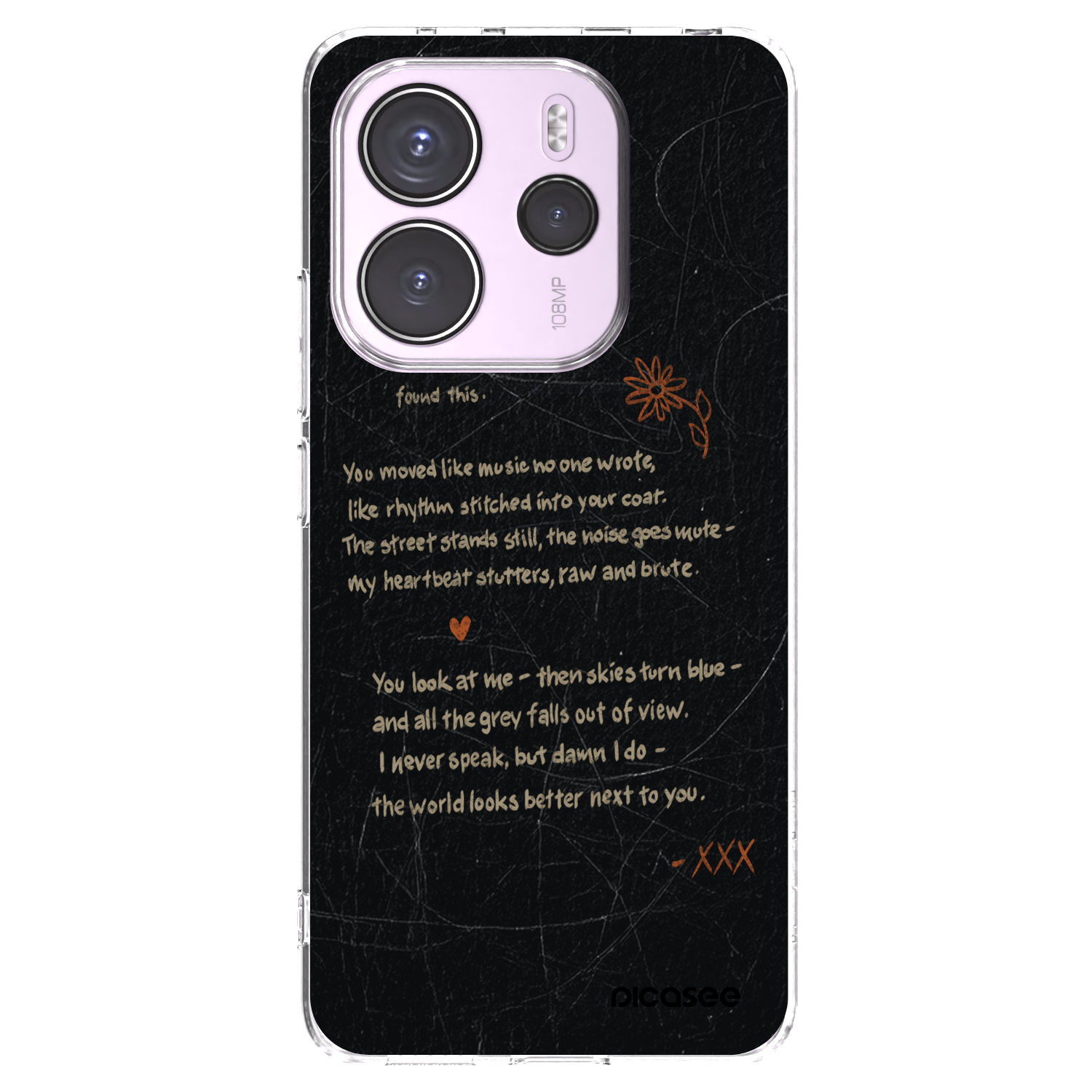 Picasee διαφανής θήκη σιλικόνης Xiaomi Redmi Note 14 4G - POET