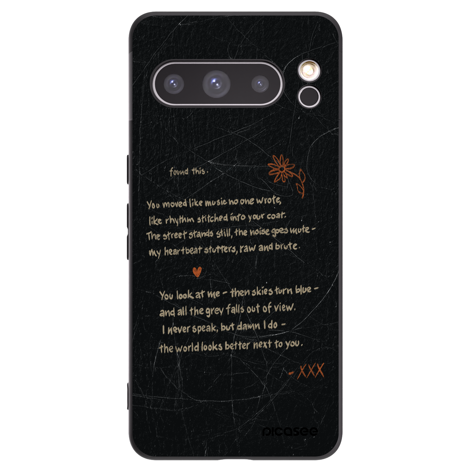Picasee Μαύρη θήκη σιλικόνης για Google Pixel 8 Pro - POET