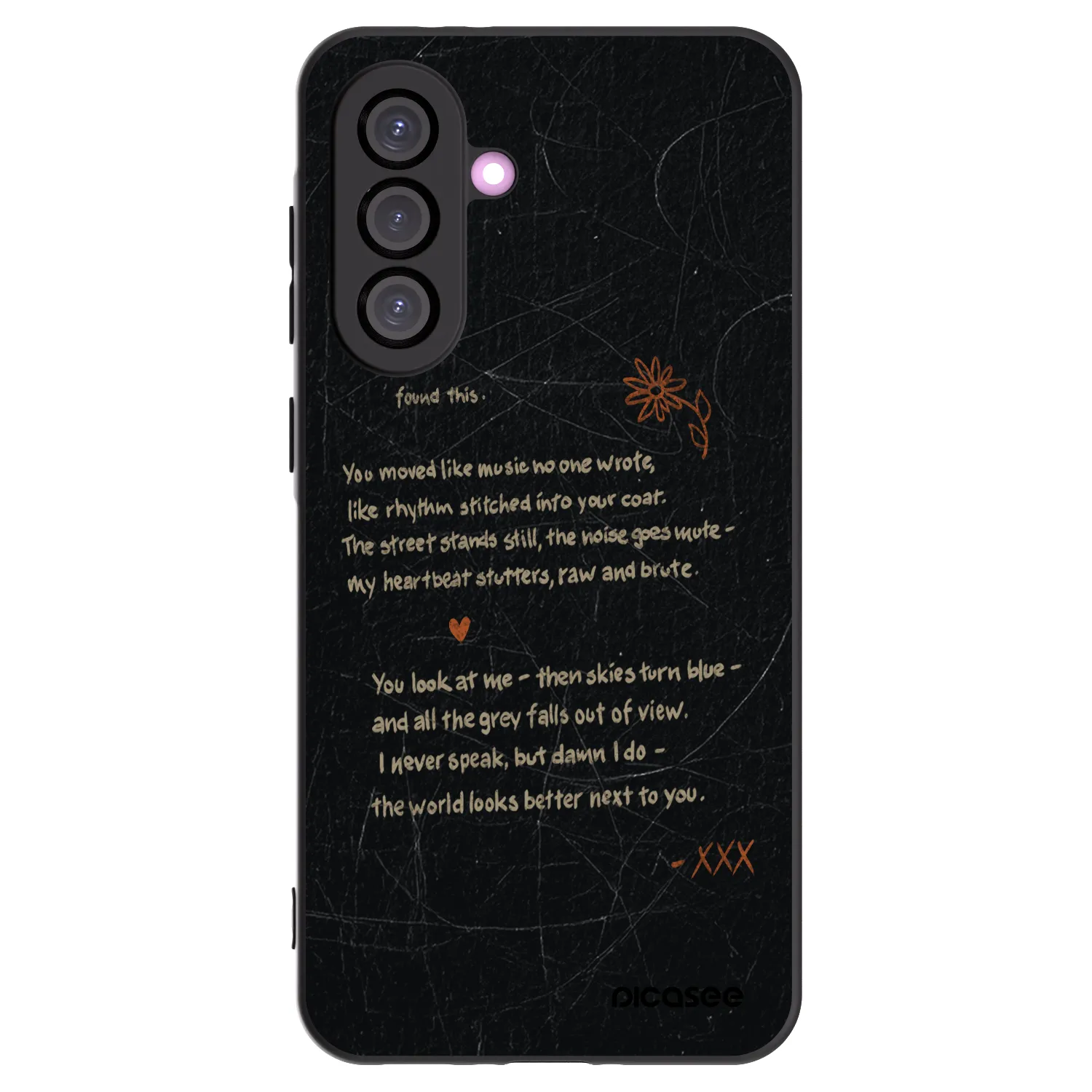 Picasee Μαύρη θήκη σιλικόνης για Samsung Galaxy A56 5G A566B - POET
