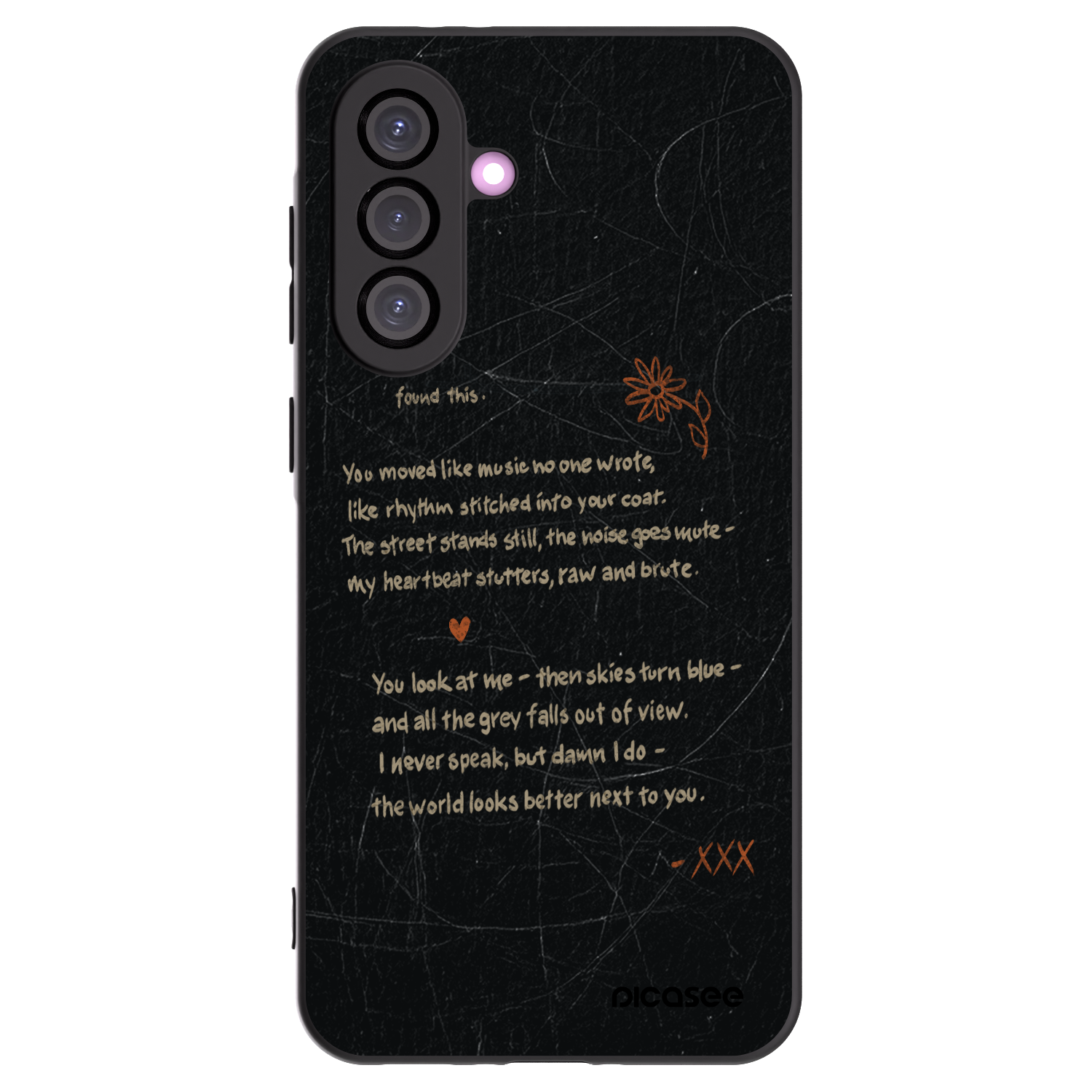 Picasee Μαύρη θήκη σιλικόνης για Samsung Galaxy A36 5G - POET