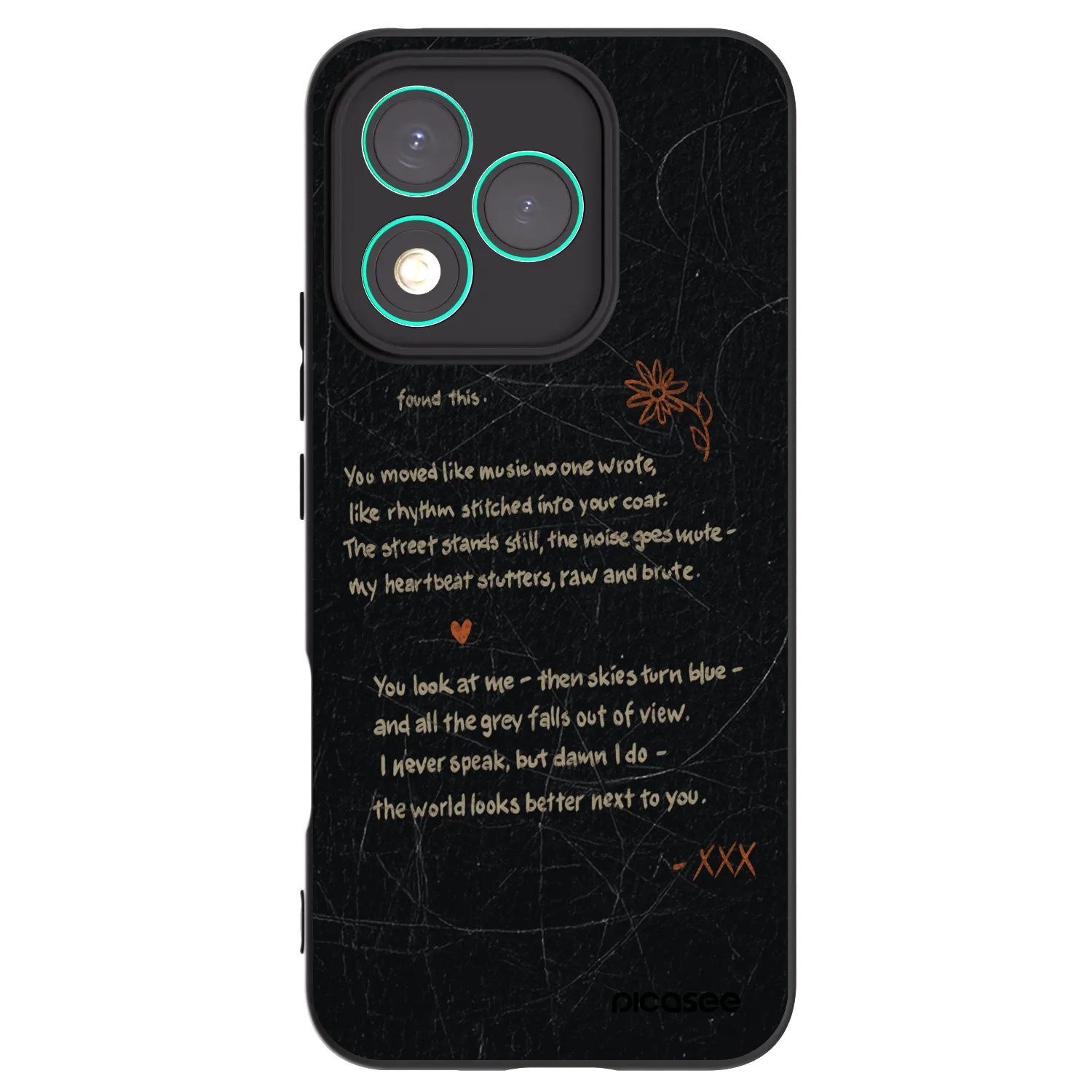 Picasee Μαύρη θήκη σιλικόνης για Honor 400 Lite 5G - POET