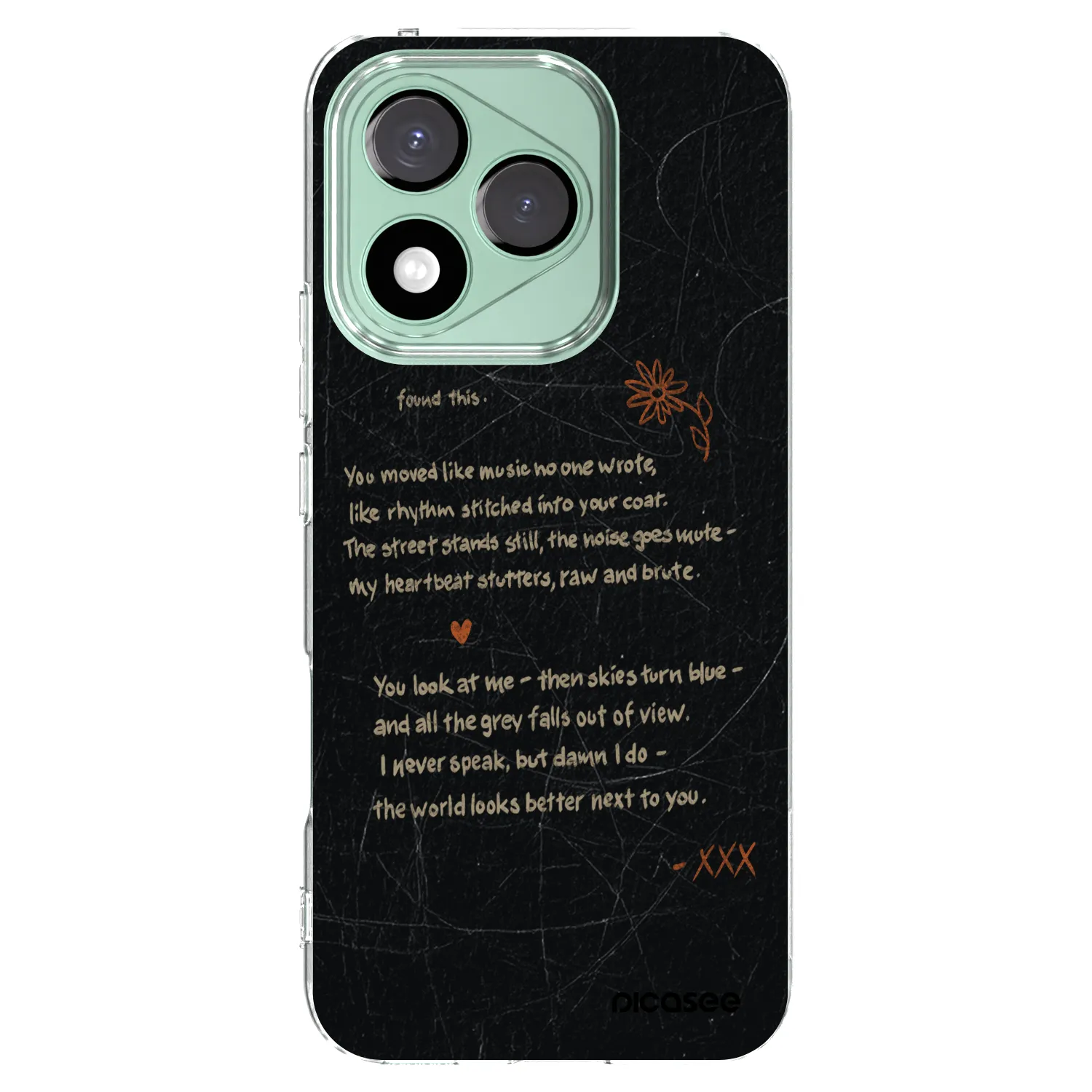 Picasee διαφανής θήκη σιλικόνης Honor 400 Lite 5G - POET