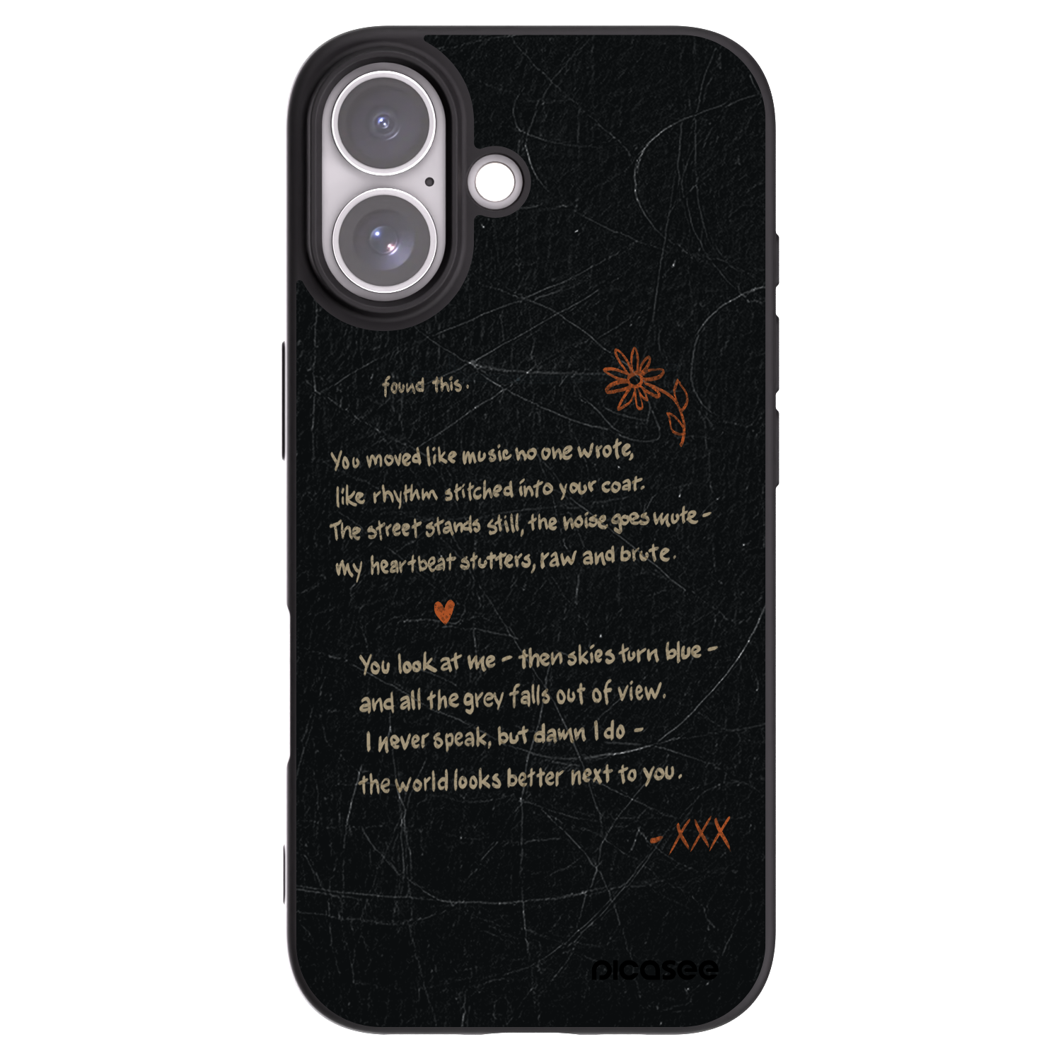 Picasee Μαύρη θήκη σιλικόνης για Apple iPhone 17 - POET