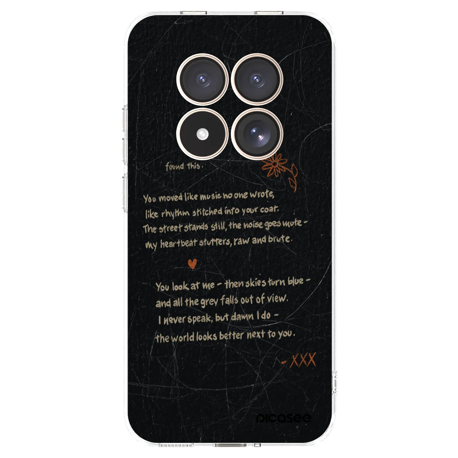 Picasee διαφανής θήκη σιλικόνης Xiaomi Redmi Note 15 Pro 4G - POET