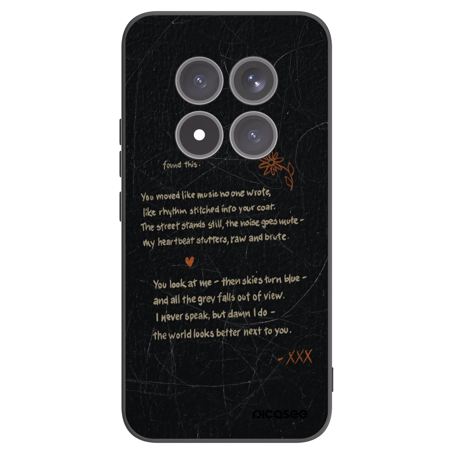 Picasee Μαύρη θήκη σιλικόνης για Xiaomi Redmi Note 15 Pro+ - POET