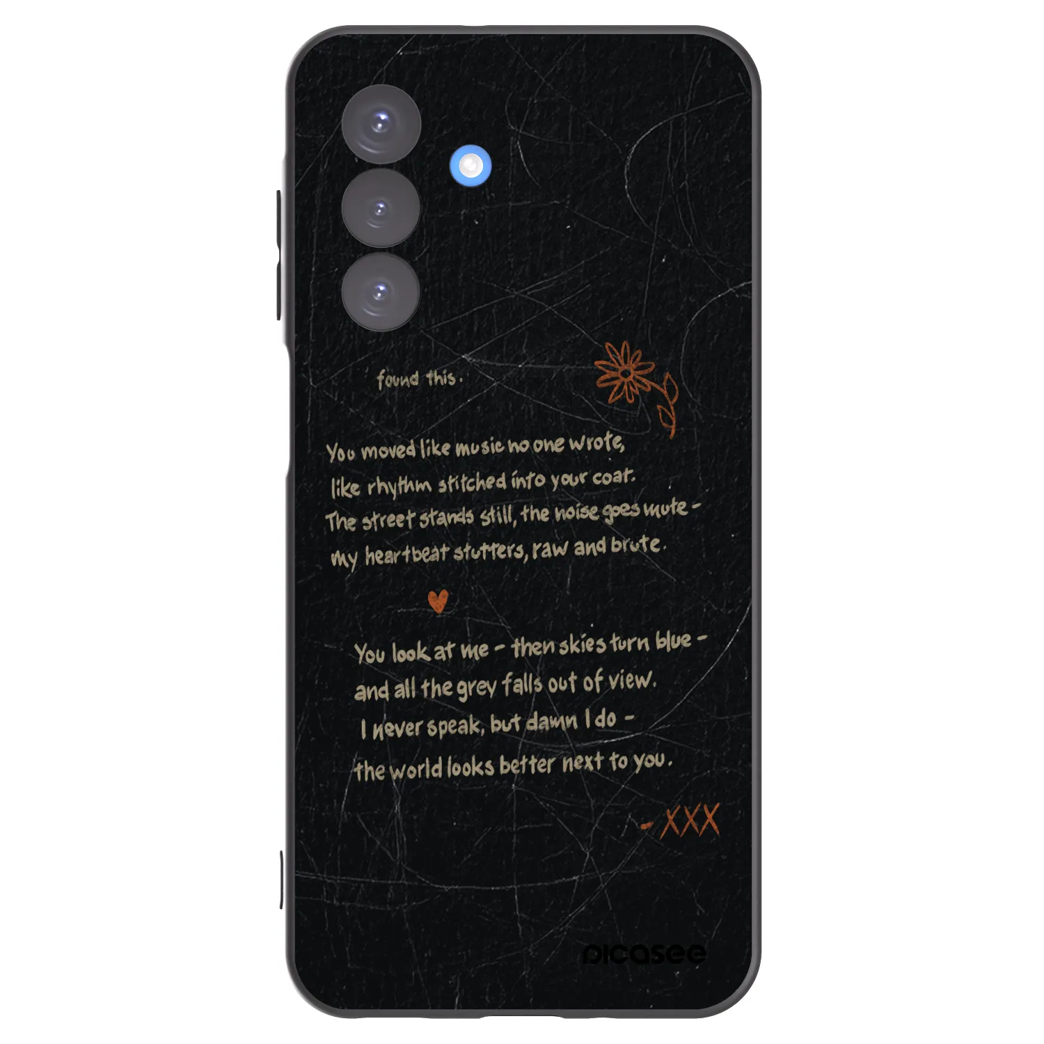 Picasee Μαύρη θήκη σιλικόνης για Samsung Galaxy A17 5G - POET