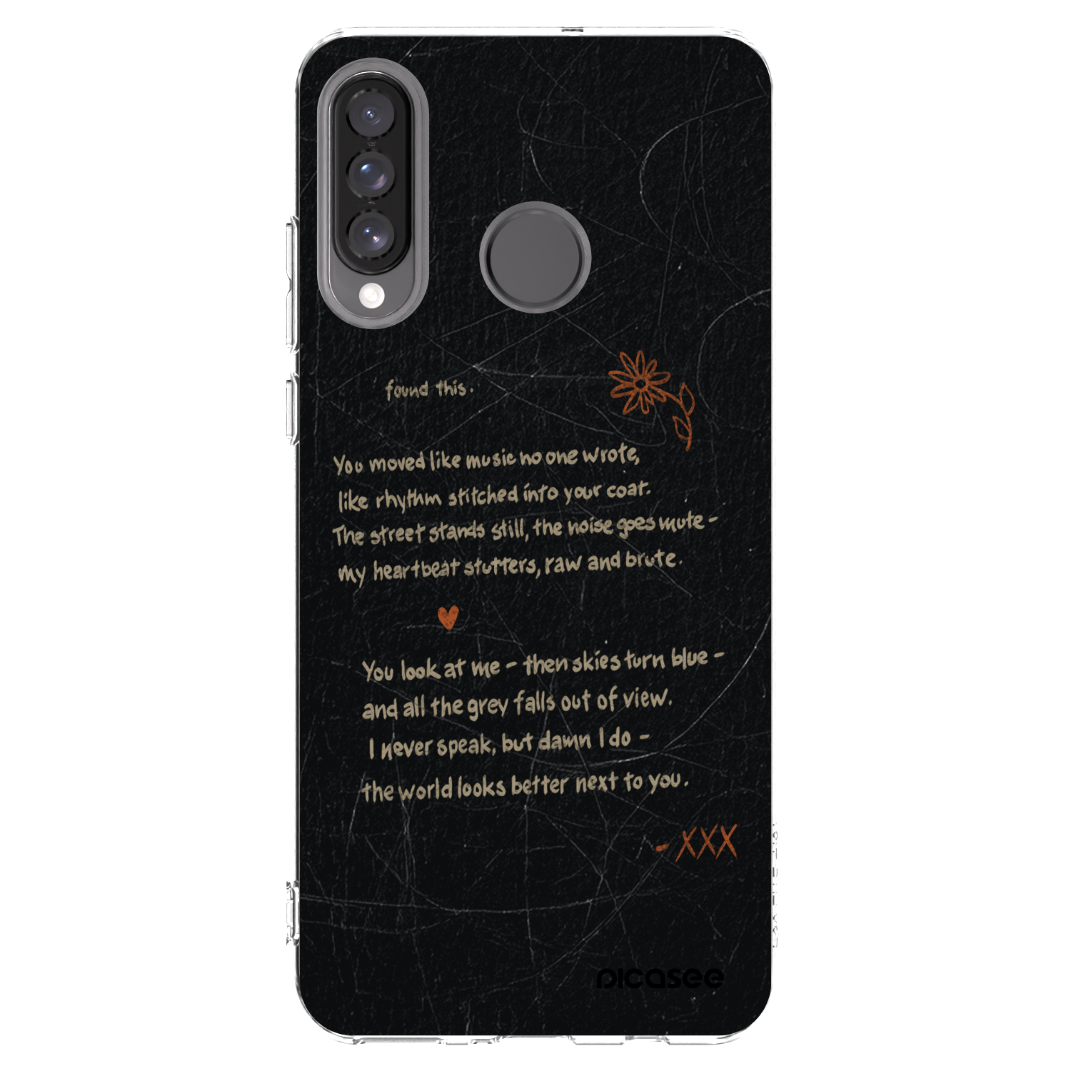 Picasee διαφανής θήκη σιλικόνης Huawei P30 Lite - POET