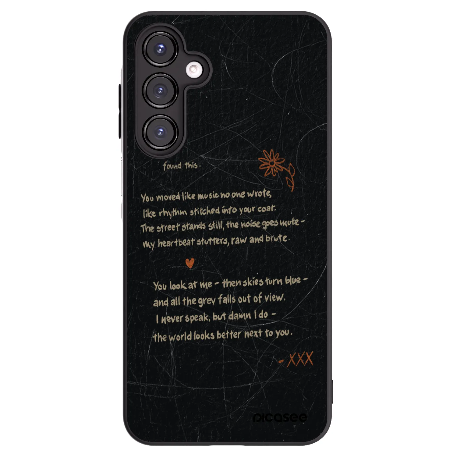 Picasee Μαύρη θήκη σιλικόνης για Samsung Galaxy A16 4G - POET