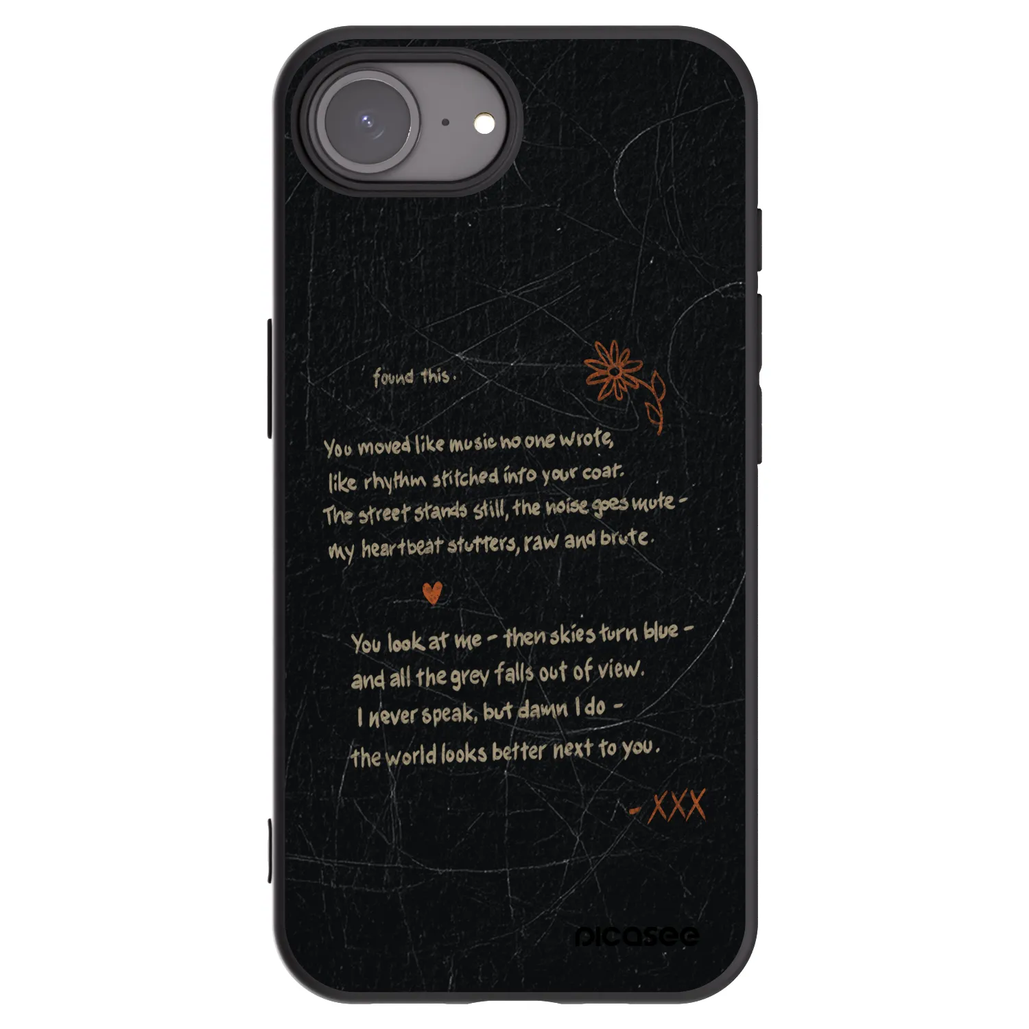 Picasee Μαύρη θήκη σιλικόνης για Apple iPhone 17e - POET