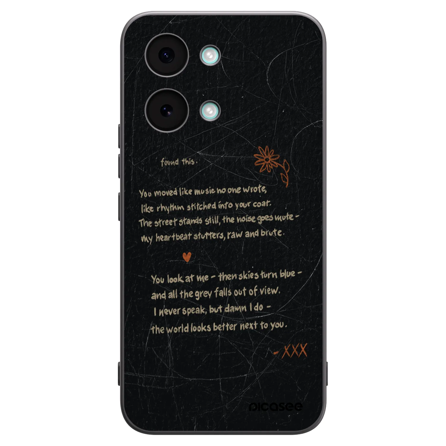 Picasee Μαύρη θήκη σιλικόνης για Xiaomi Poco X8 Pro Max - POET