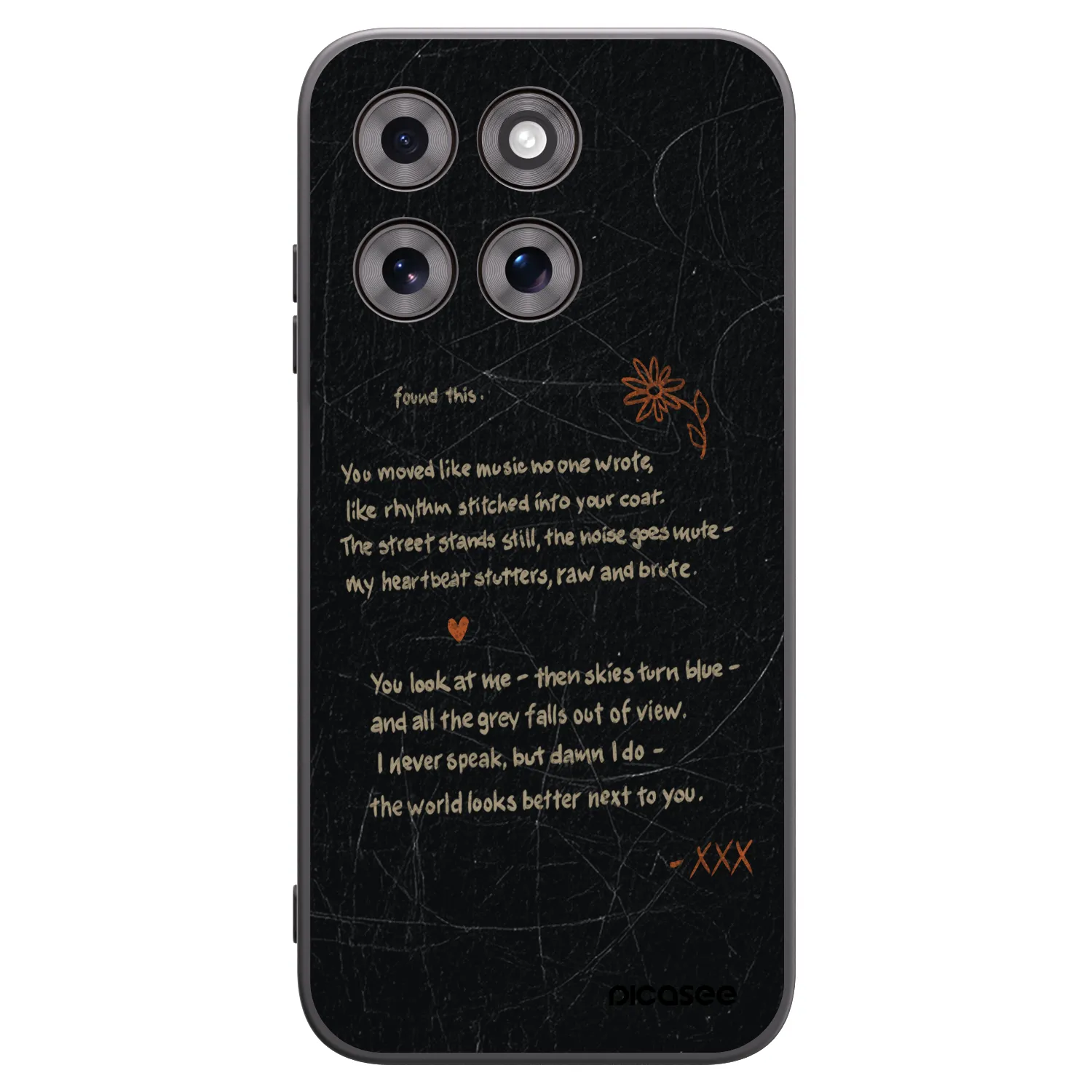 Picasee Μαύρη θήκη σιλικόνης για Motorola Moto G77 - POET