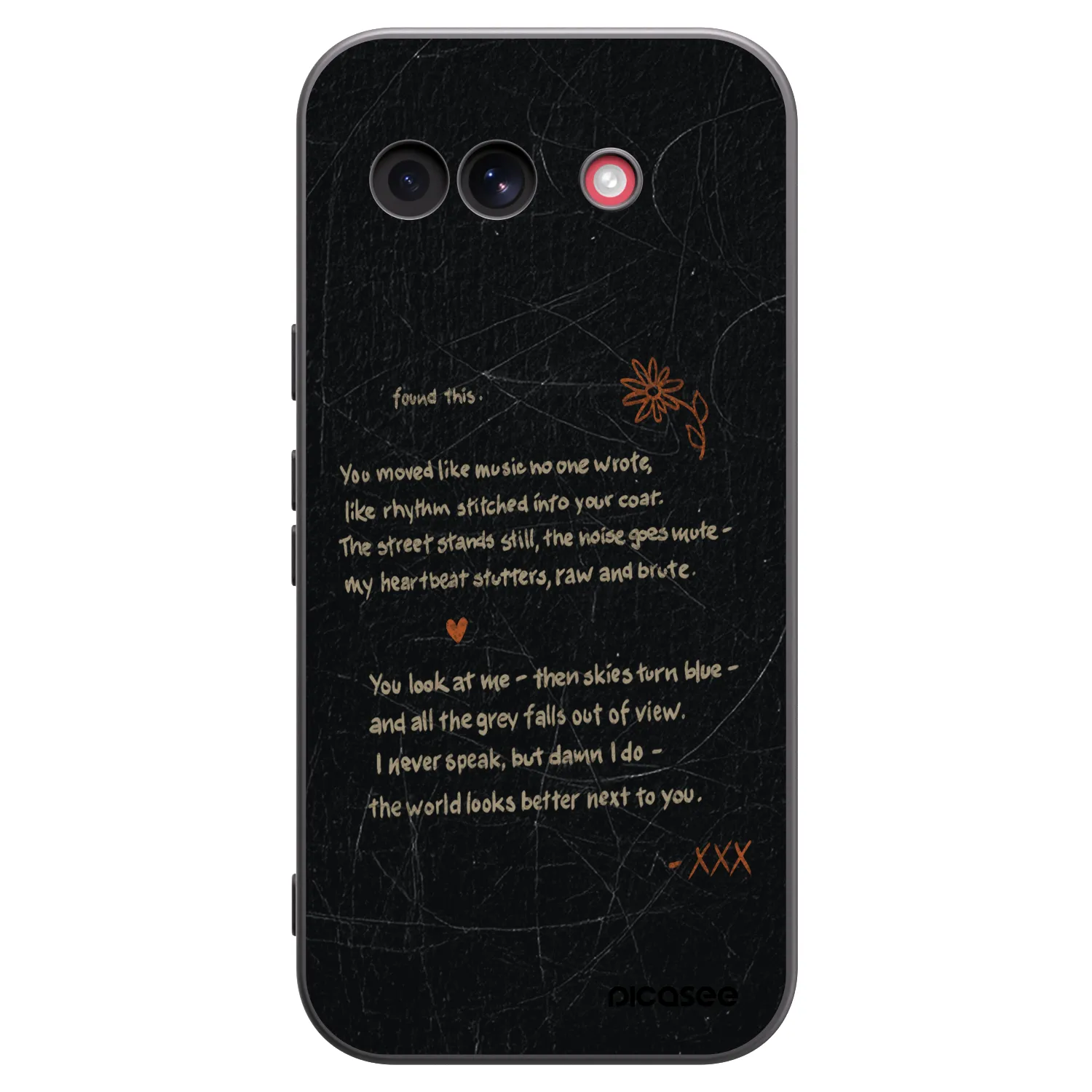 Picasee Μαύρη θήκη σιλικόνης για Google Pixel 10a - POET