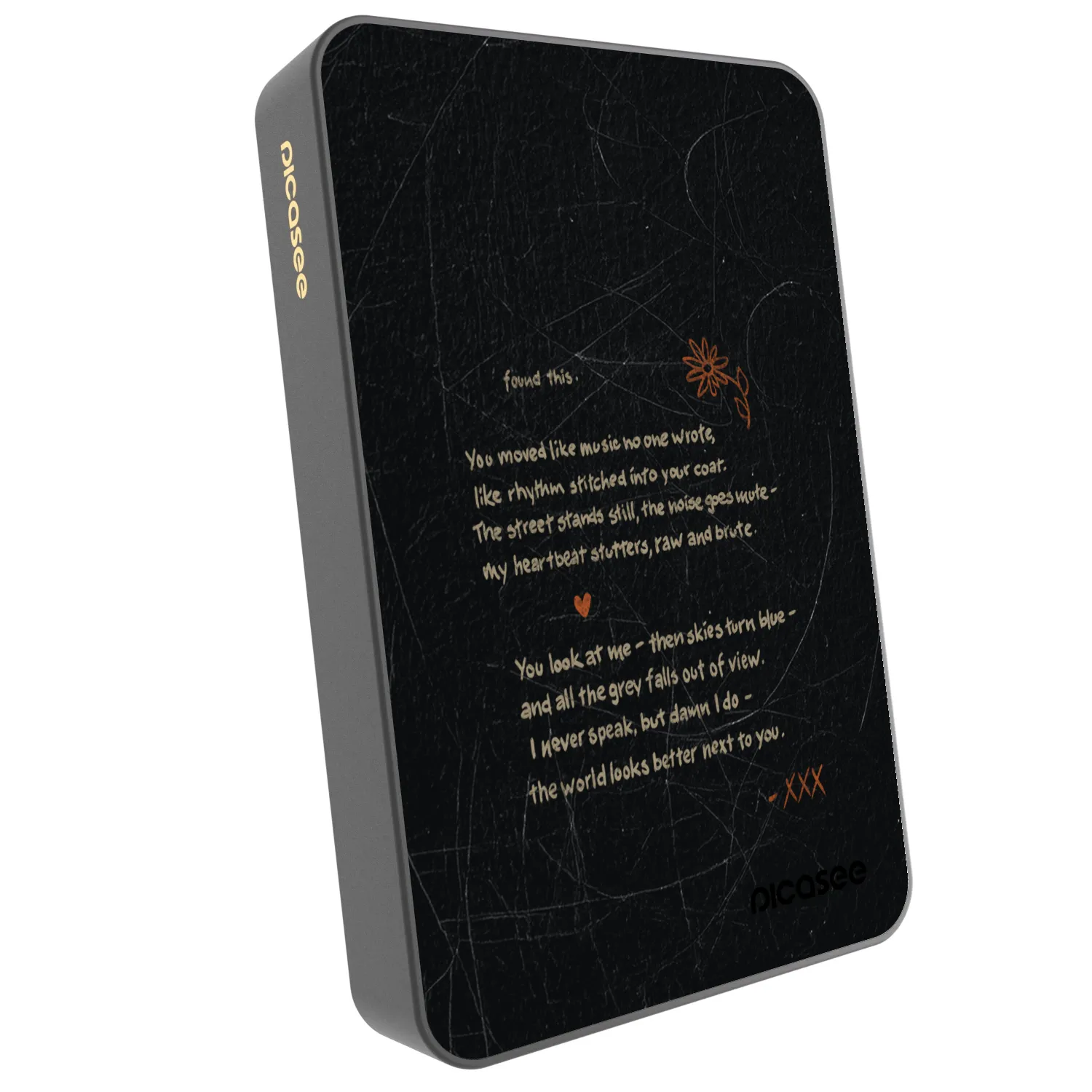 Picasee Powerbank με MagSafe 10 000 mAh Γκρί - POET