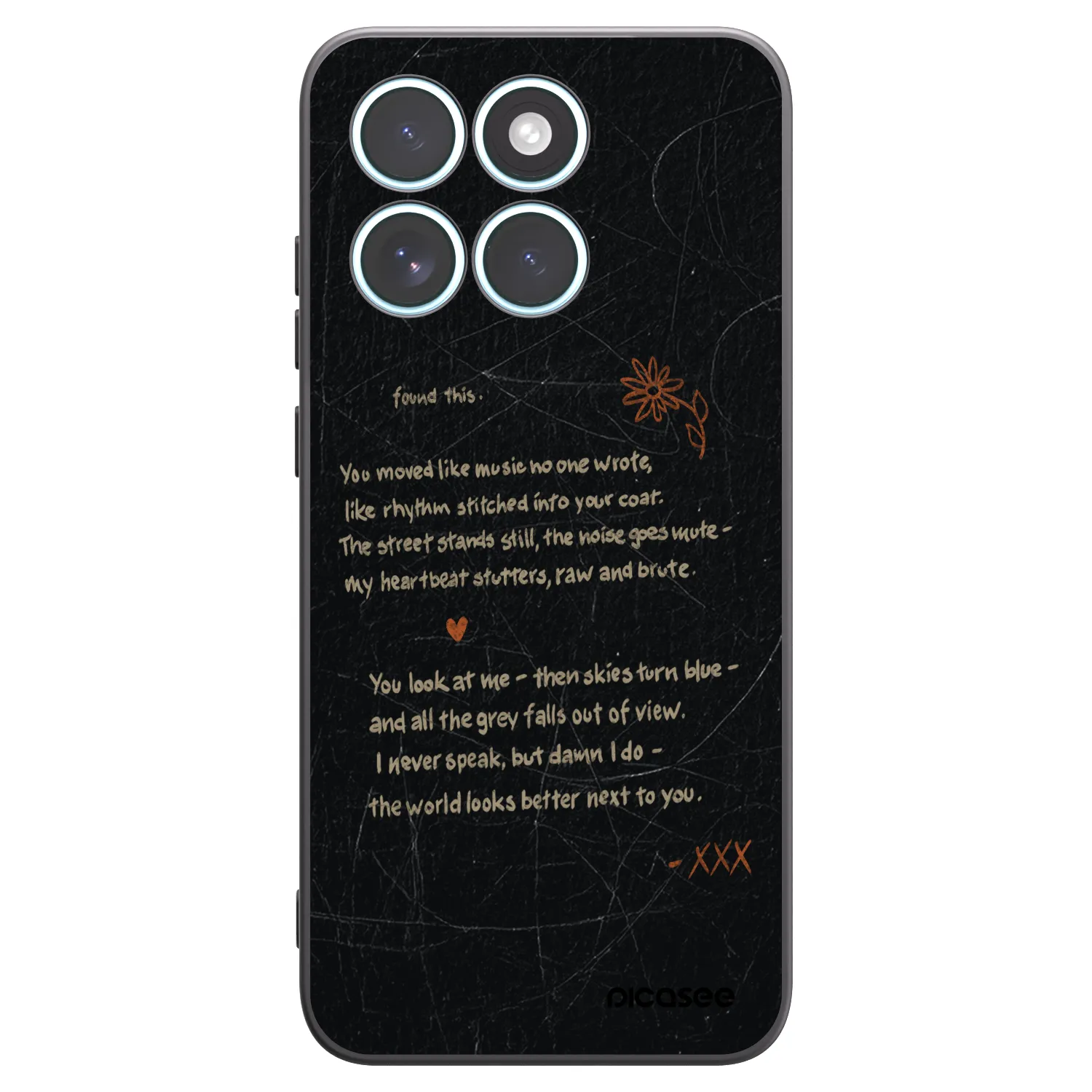 Picasee Μαύρη θήκη σιλικόνης για Motorola Edge 70 Fusion - POET