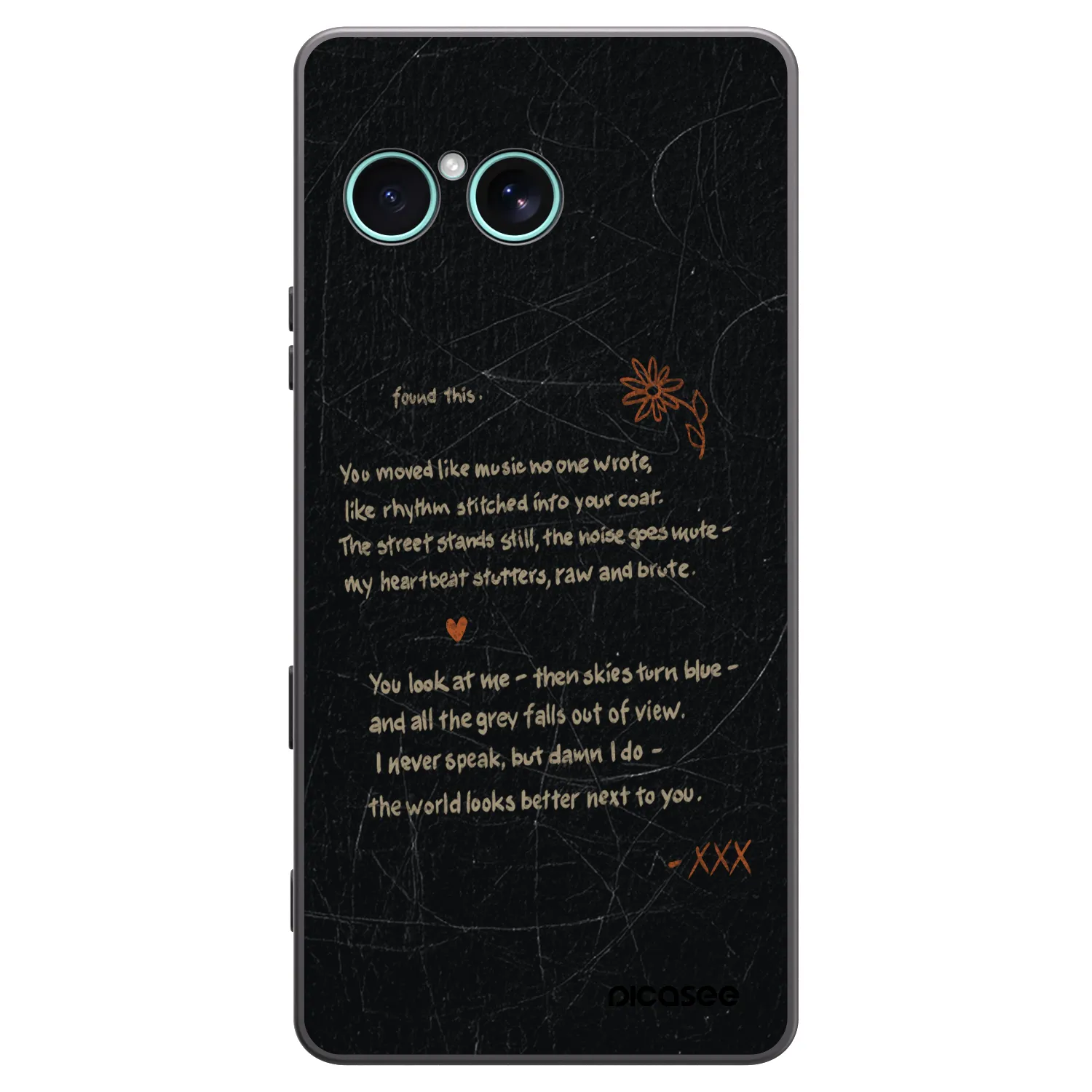 Picasee Μαύρη θήκη σιλικόνης για Sony Xperia 10 VII - POET