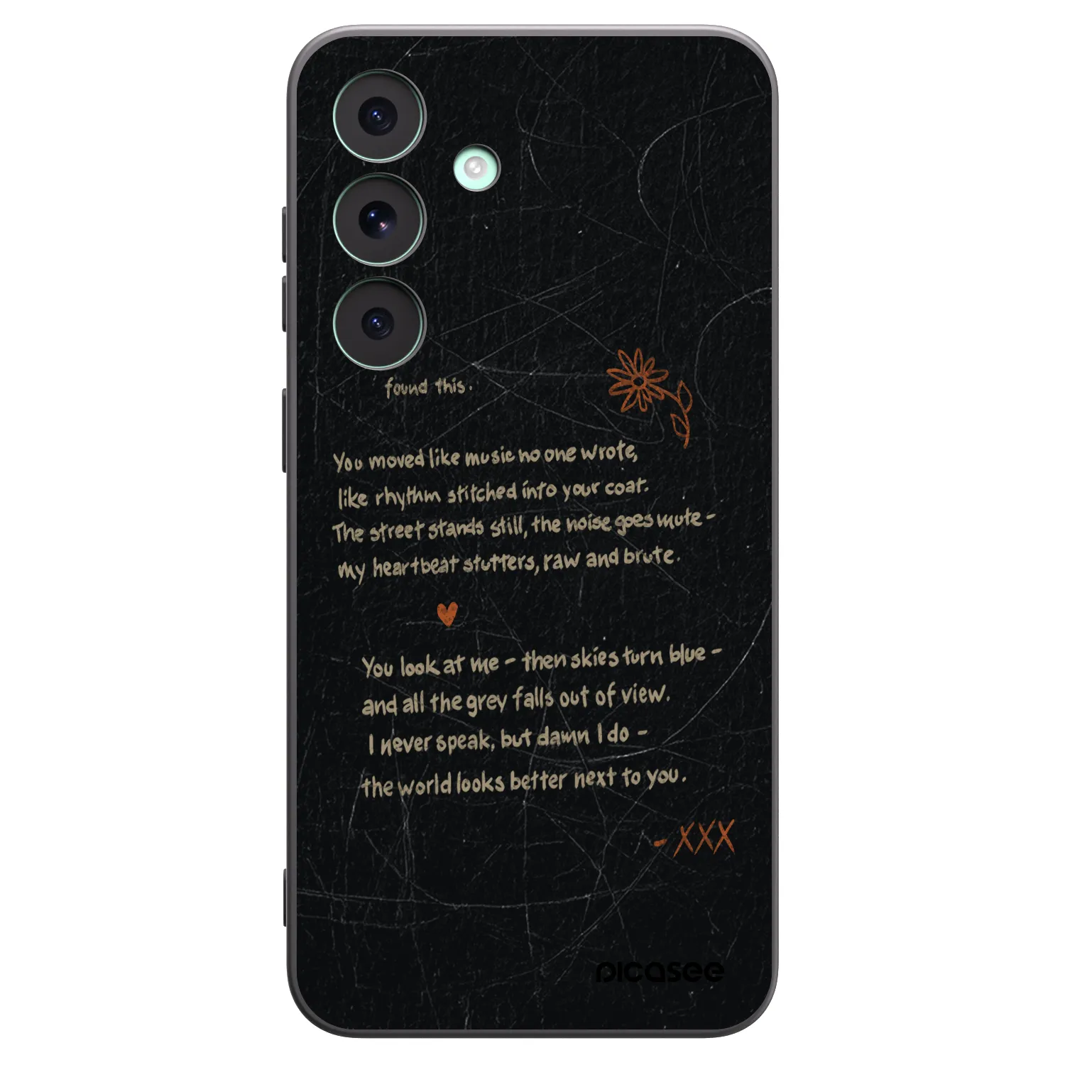 Picasee Μαύρη θήκη σιλικόνης για Samsung Galaxy S26 FE - POET