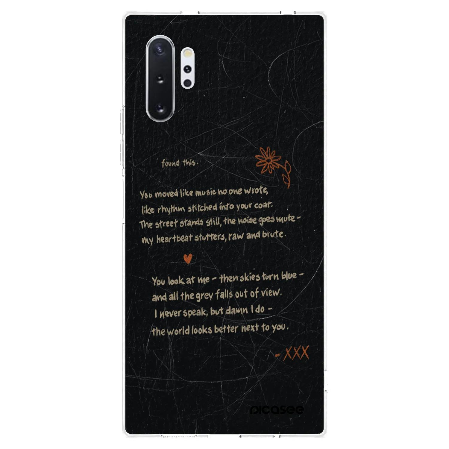 Picasee διαφανής θήκη σιλικόνης Samsung Galaxy Note 10+ N975F - POET