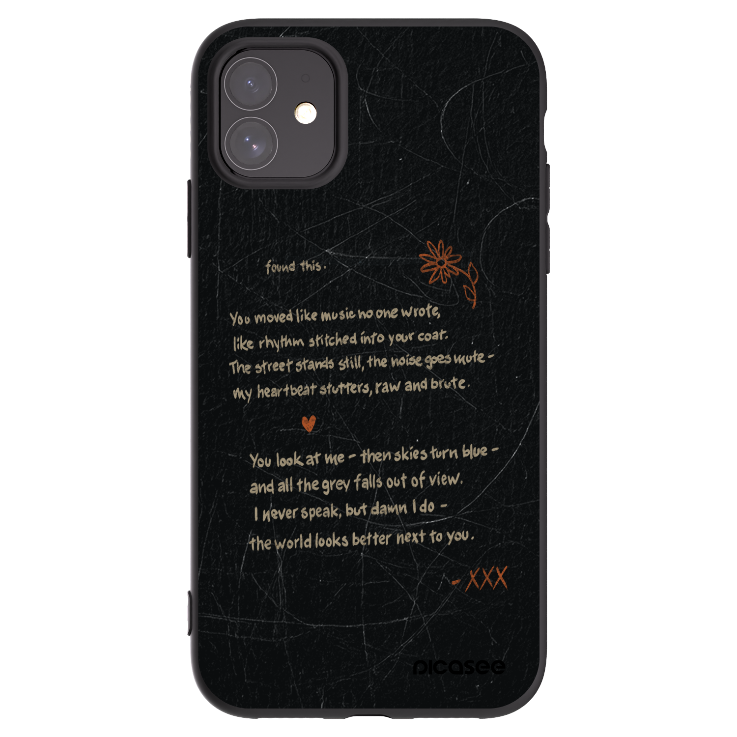 Picasee Μαύρη θήκη σιλικόνης για Apple iPhone 11 - POET