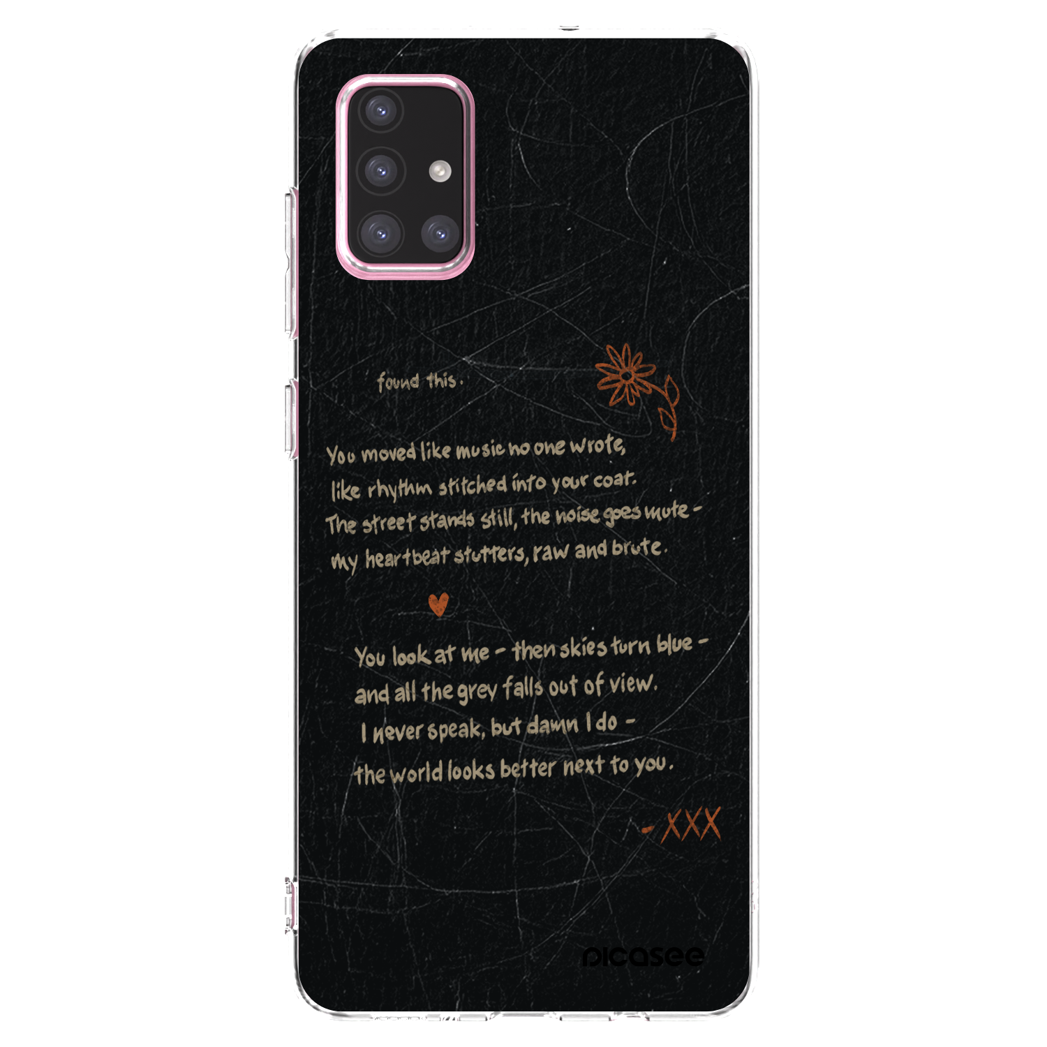 Picasee διαφανής θήκη σιλικόνης Samsung Galaxy A71 A715F - POET