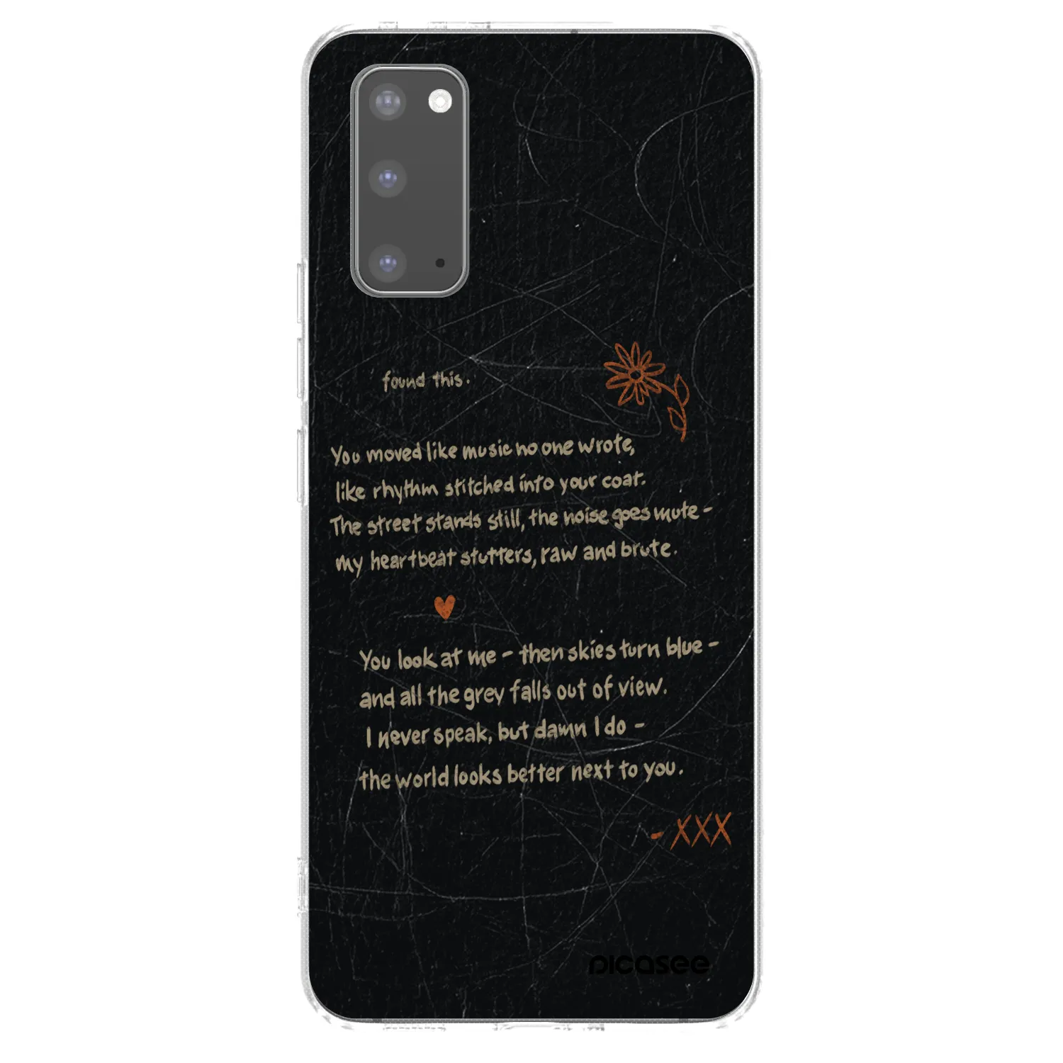 Picasee διαφανής θήκη σιλικόνης Samsung Galaxy S20 G980F - POET
