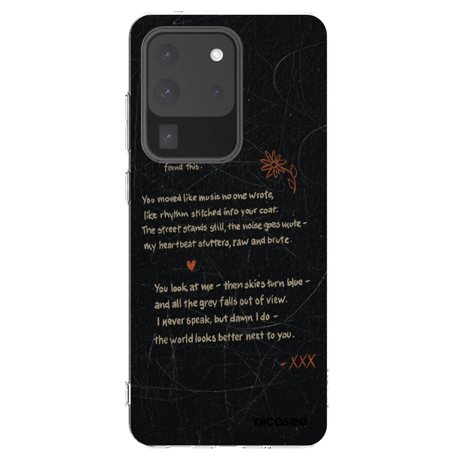 Picasee διαφανής θήκη σιλικόνης Samsung Galaxy S20 Ultra 5G G988F - POET