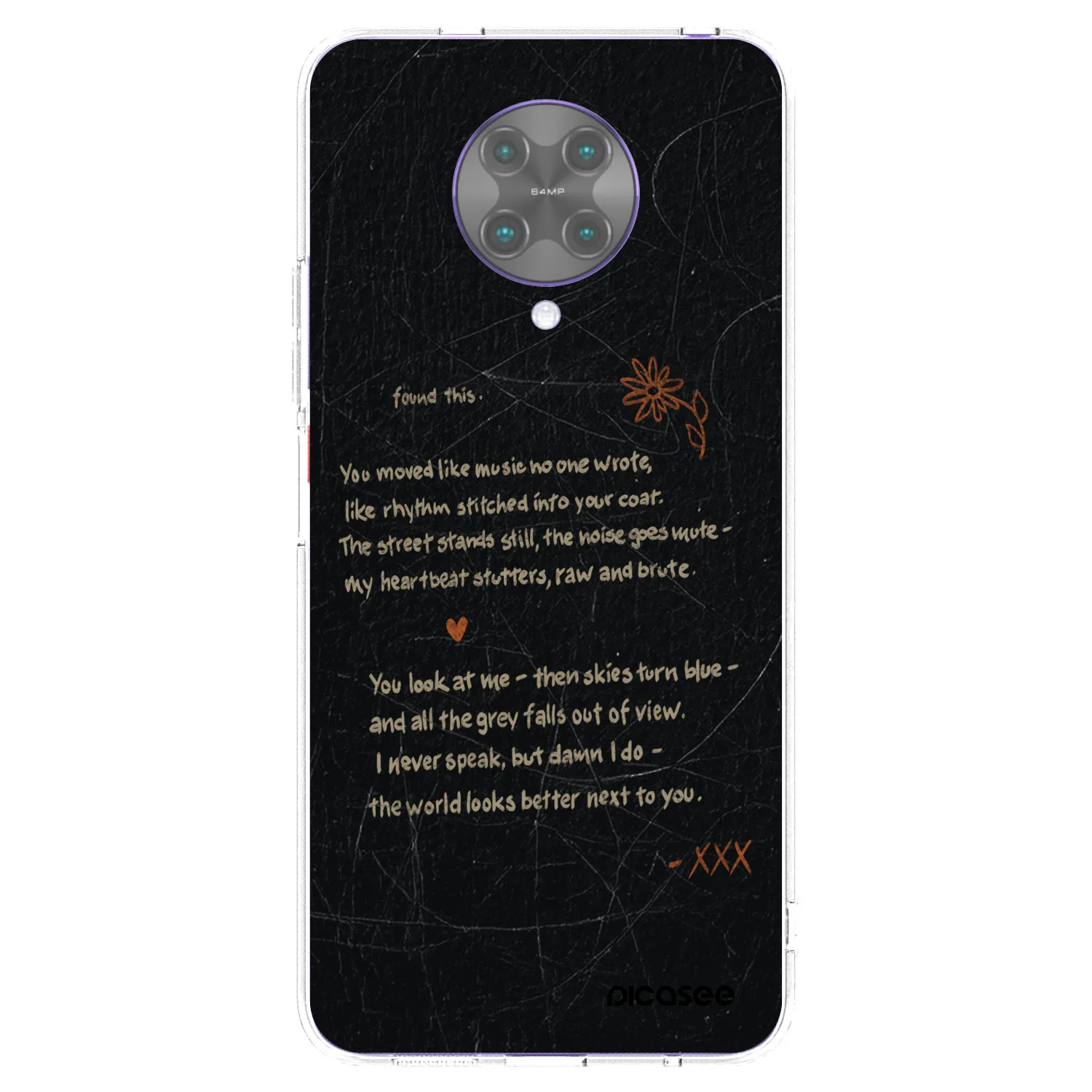 Picasee διαφανής θήκη σιλικόνης Xiaomi Poco F2 Pro - POET