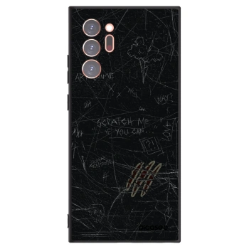 Picasee Μαύρη θήκη σιλικόνης για Samsung Galaxy Note 20 Ultra - SCRATCH