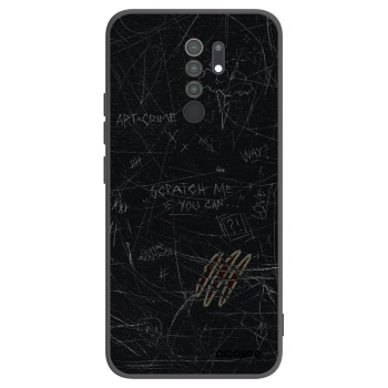 Picasee Μαύρη θήκη σιλικόνης για Xiaomi Redmi 9 - SCRATCH