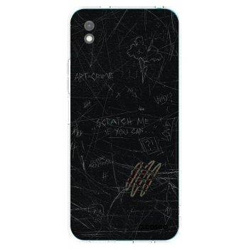 Picasee Μαύρη θήκη σιλικόνης για Xiaomi Redmi 9A - SCRATCH