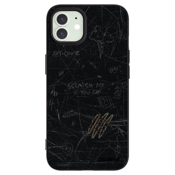 Picasee Μαύρη θήκη σιλικόνης για Apple iPhone 12 Pro - SCRATCH